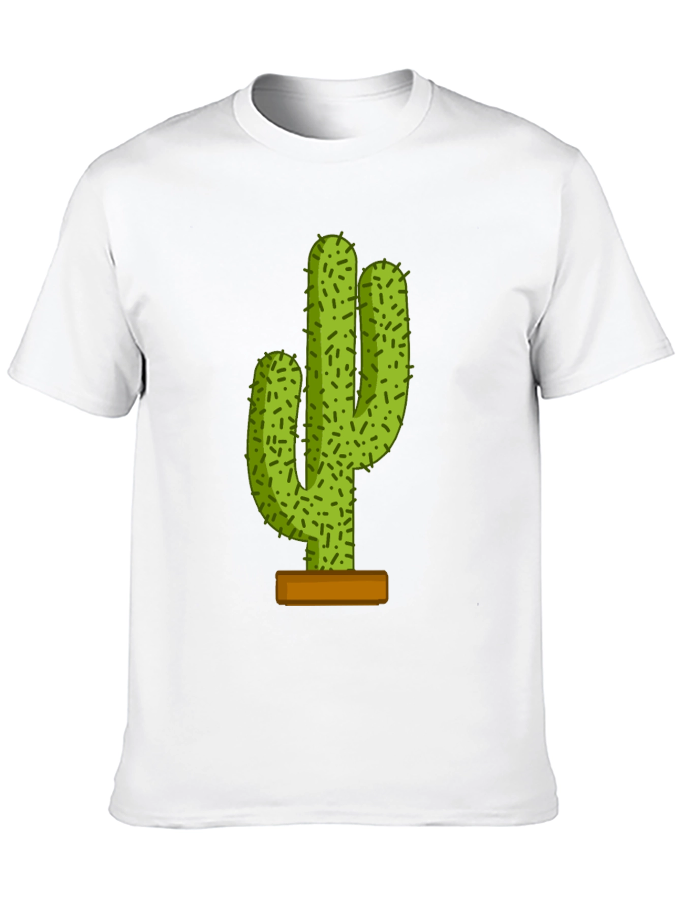 Cactus Graphic Tee - Trendy Black T-Shirt