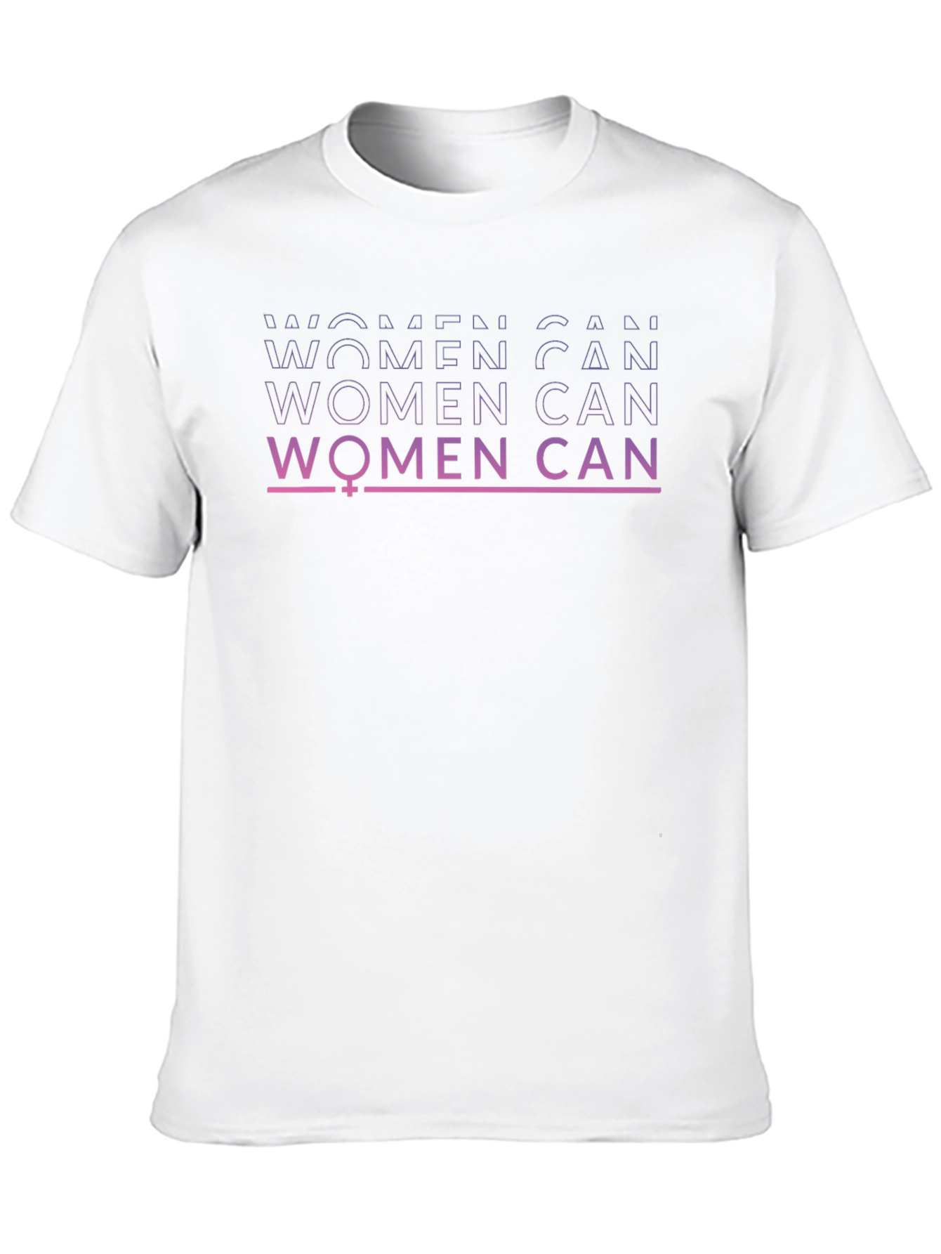 Women Can Graphic Tee - Empowering Statement Shirt