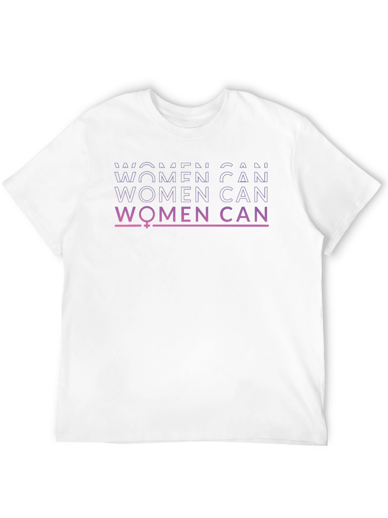 Women Can Graphic Tee - Empowering Statement Shirt
