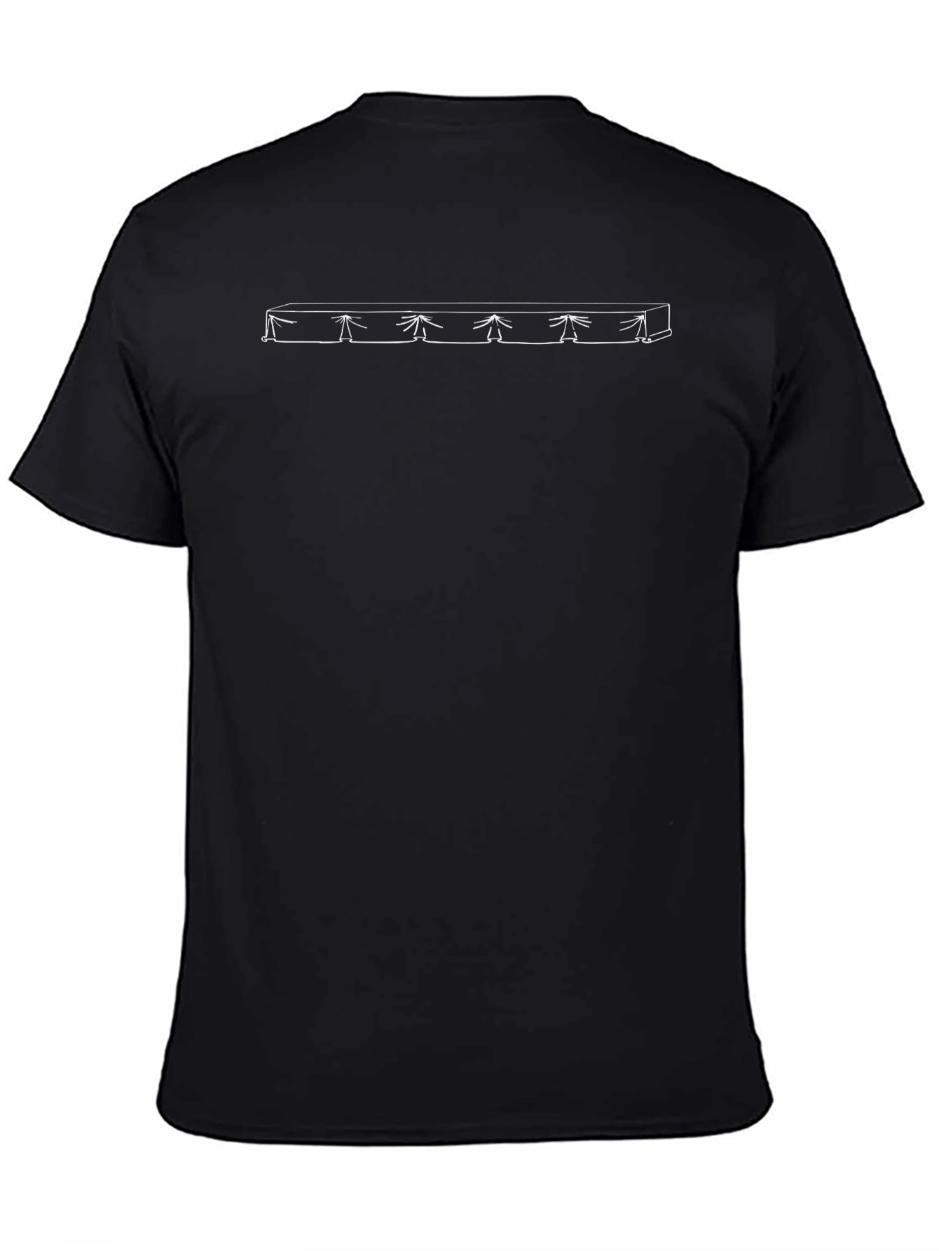 Abstract Line Art Graphic Tee - Casual Style