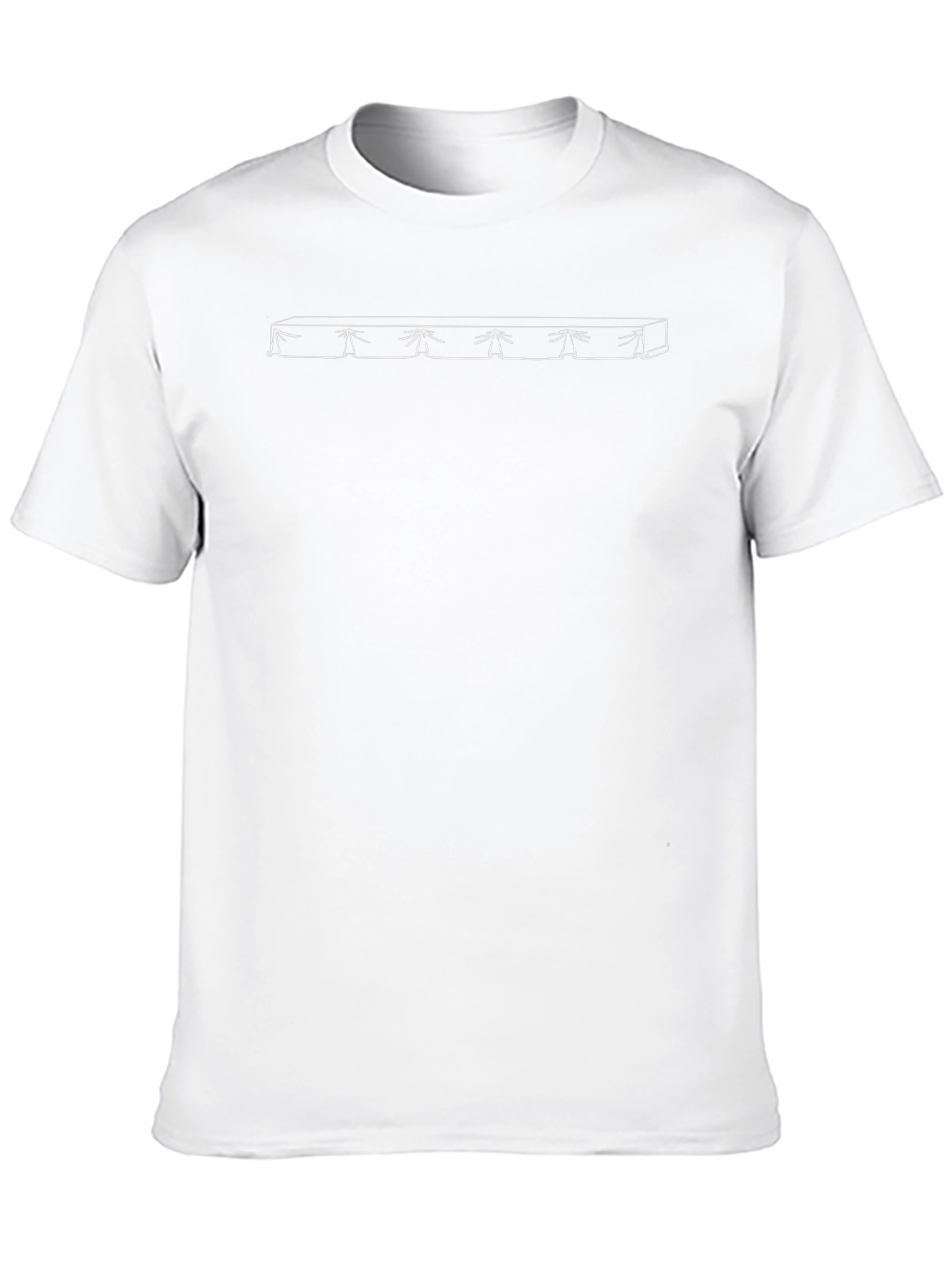 Abstract Line Art Graphic Tee - Casual Style