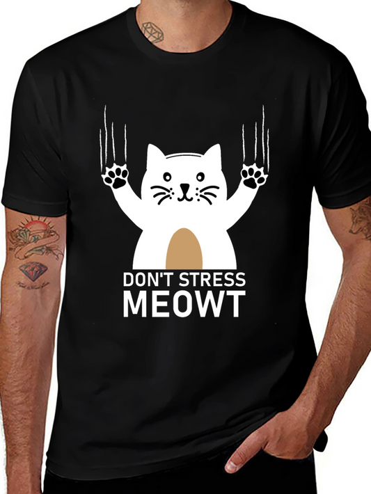 Dont Stress Meowt Graphic T-Shirt