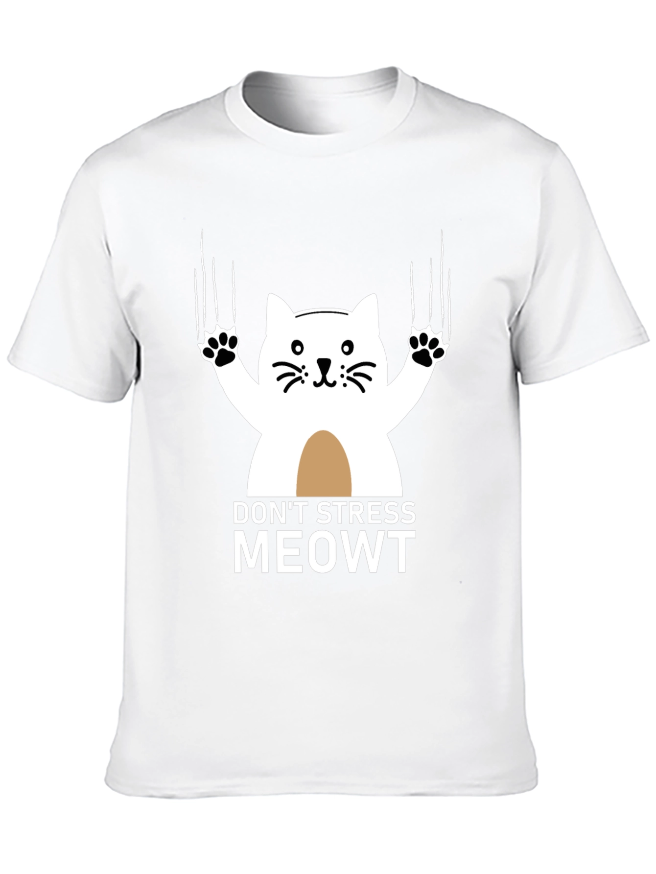 Dont Stress Meowt Graphic T-Shirt