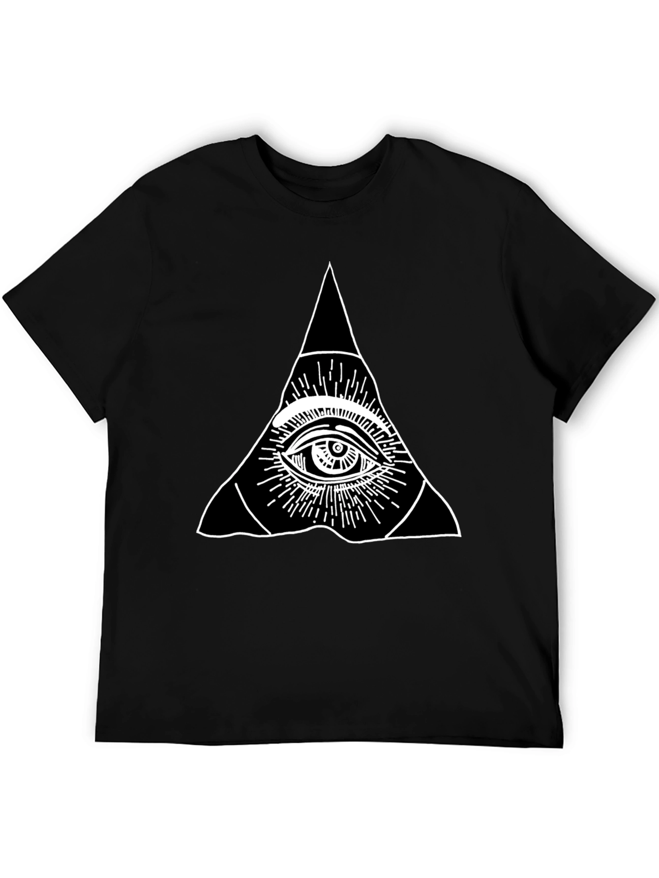 All Seeing Eye T-Shirt - Illuminati Pyramid Graphic Tee