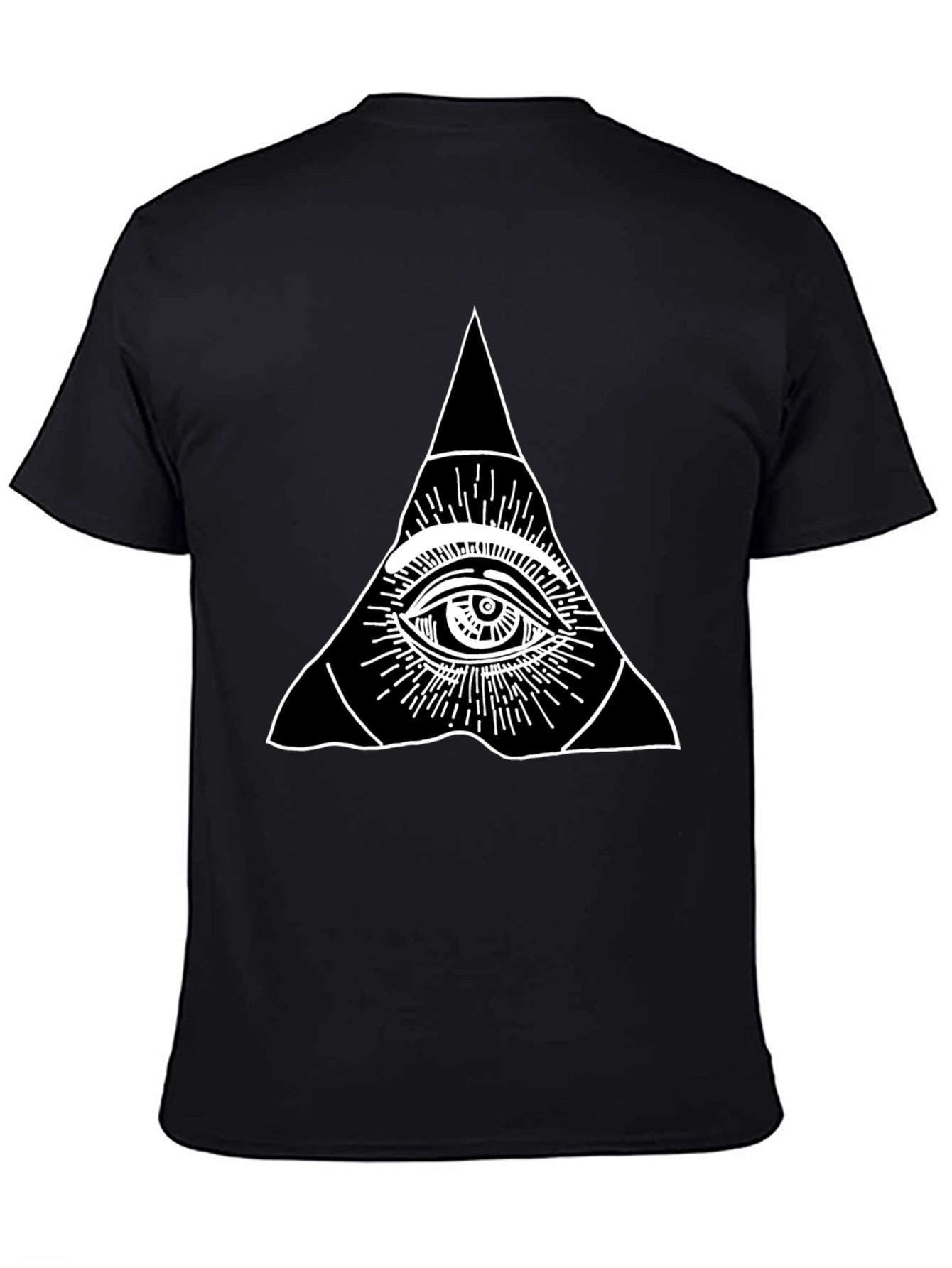 All Seeing Eye T-Shirt - Illuminati Pyramid Graphic Tee