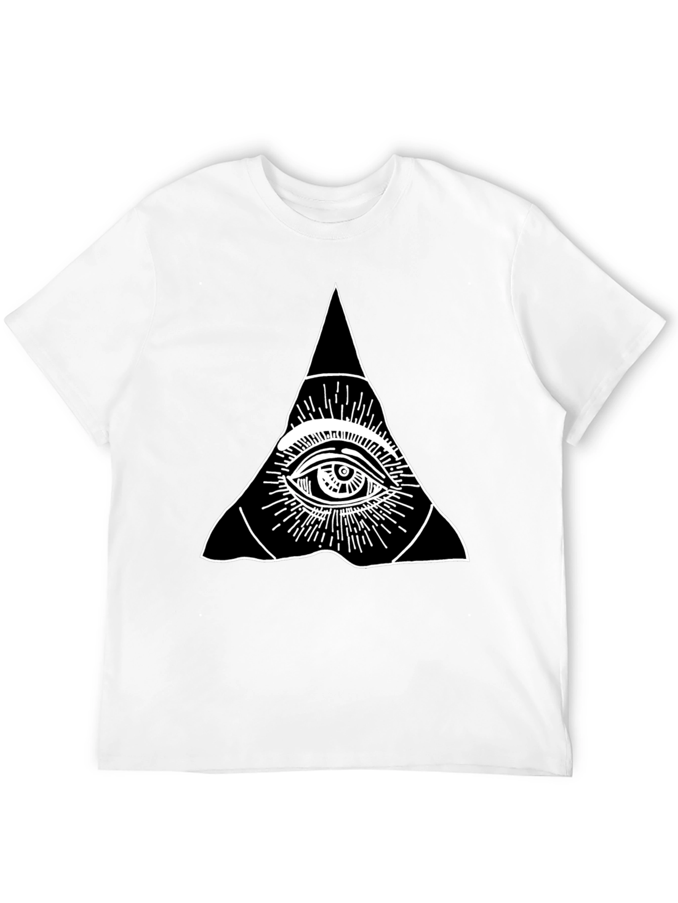 All Seeing Eye T-Shirt - Illuminati Pyramid Graphic Tee