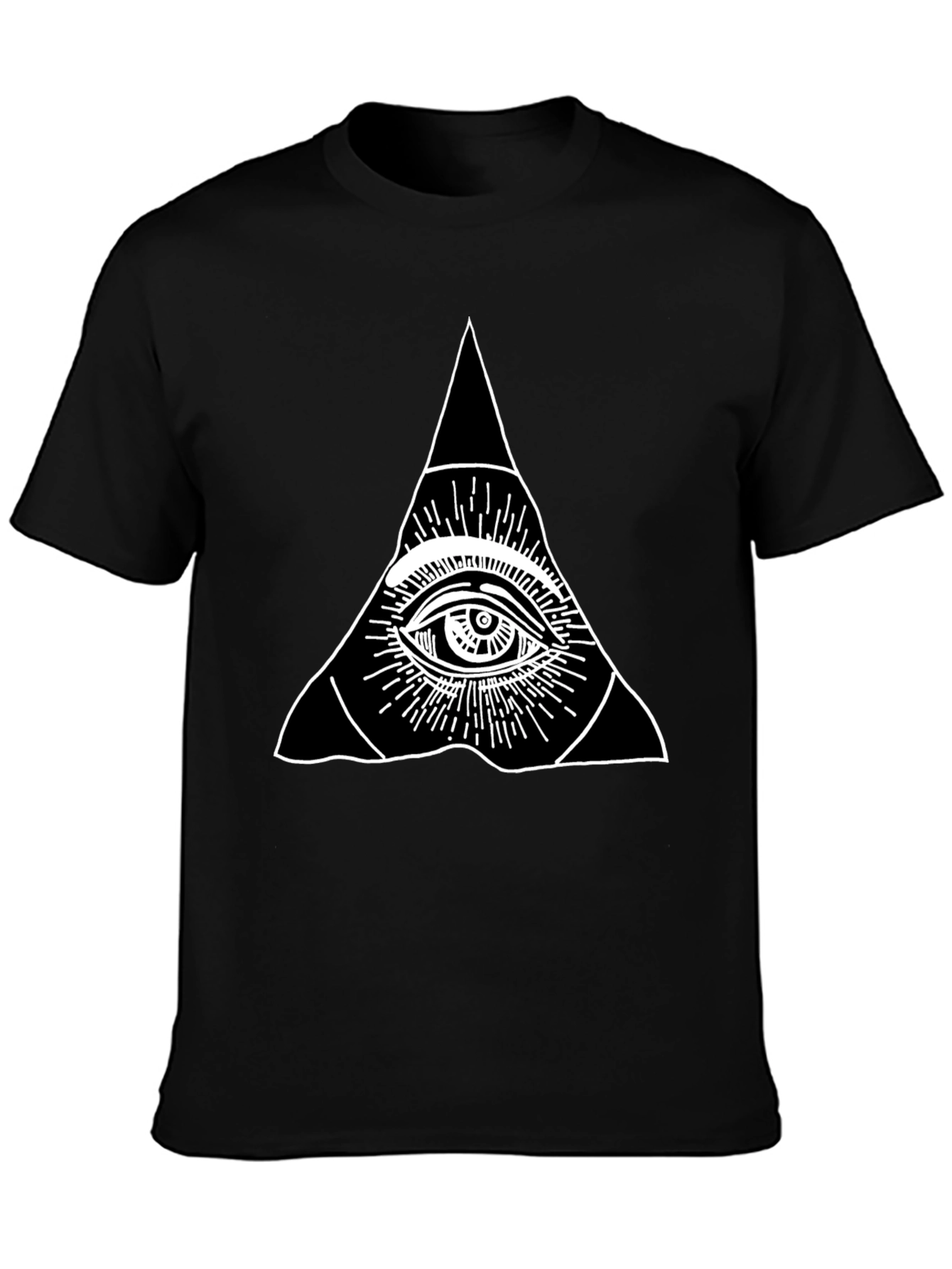 All Seeing Eye T-Shirt - Illuminati Pyramid Graphic Tee