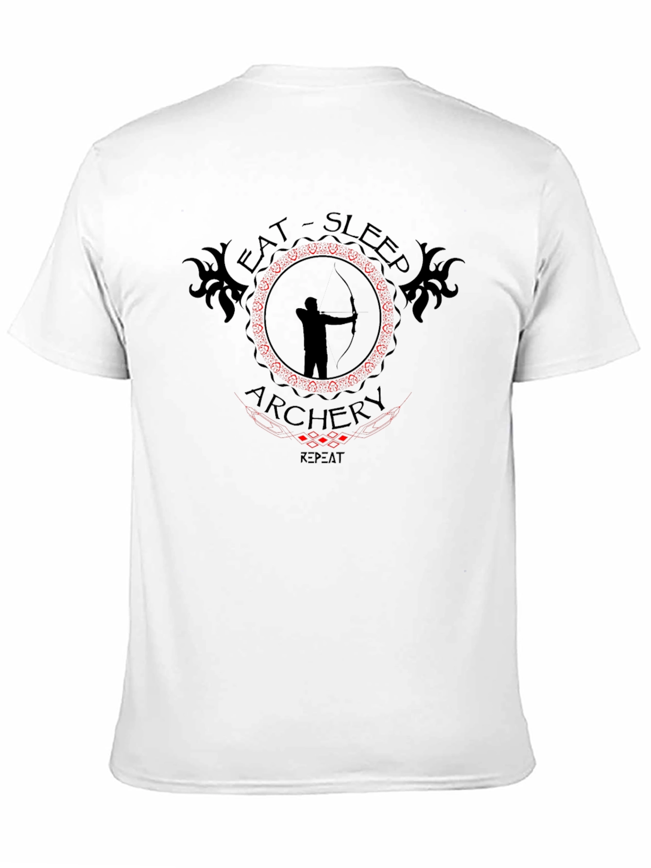 Eat Sleep Archery T-Shirt - Black Cotton Tee