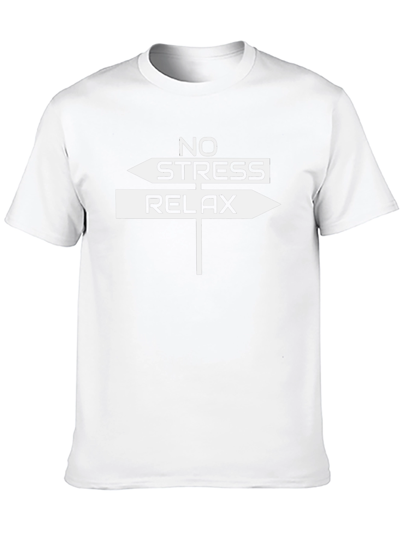 Relax T-Shirt - No Stress Directional Sign Tee
