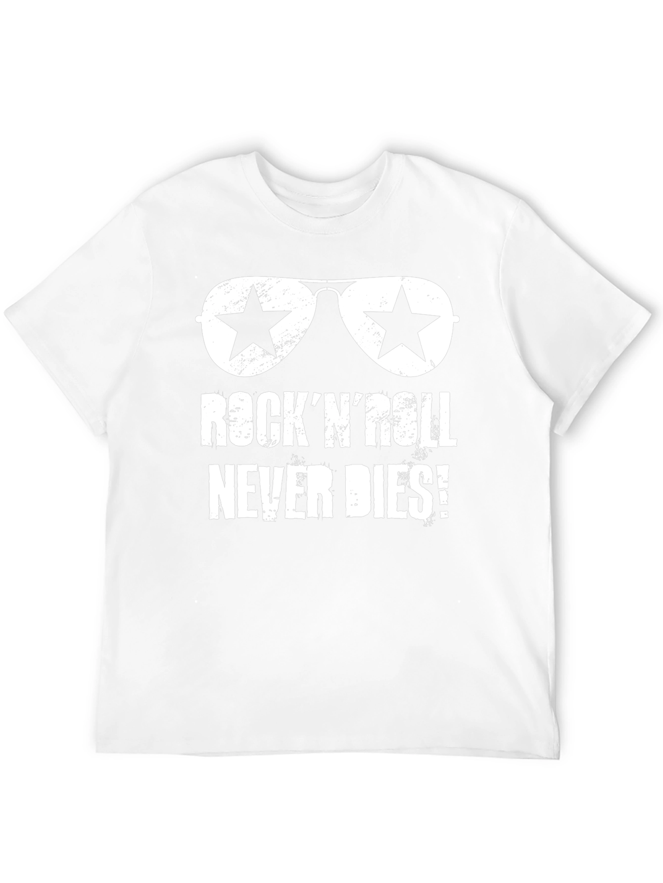 Rock N Roll Never Dies Black T-Shirt