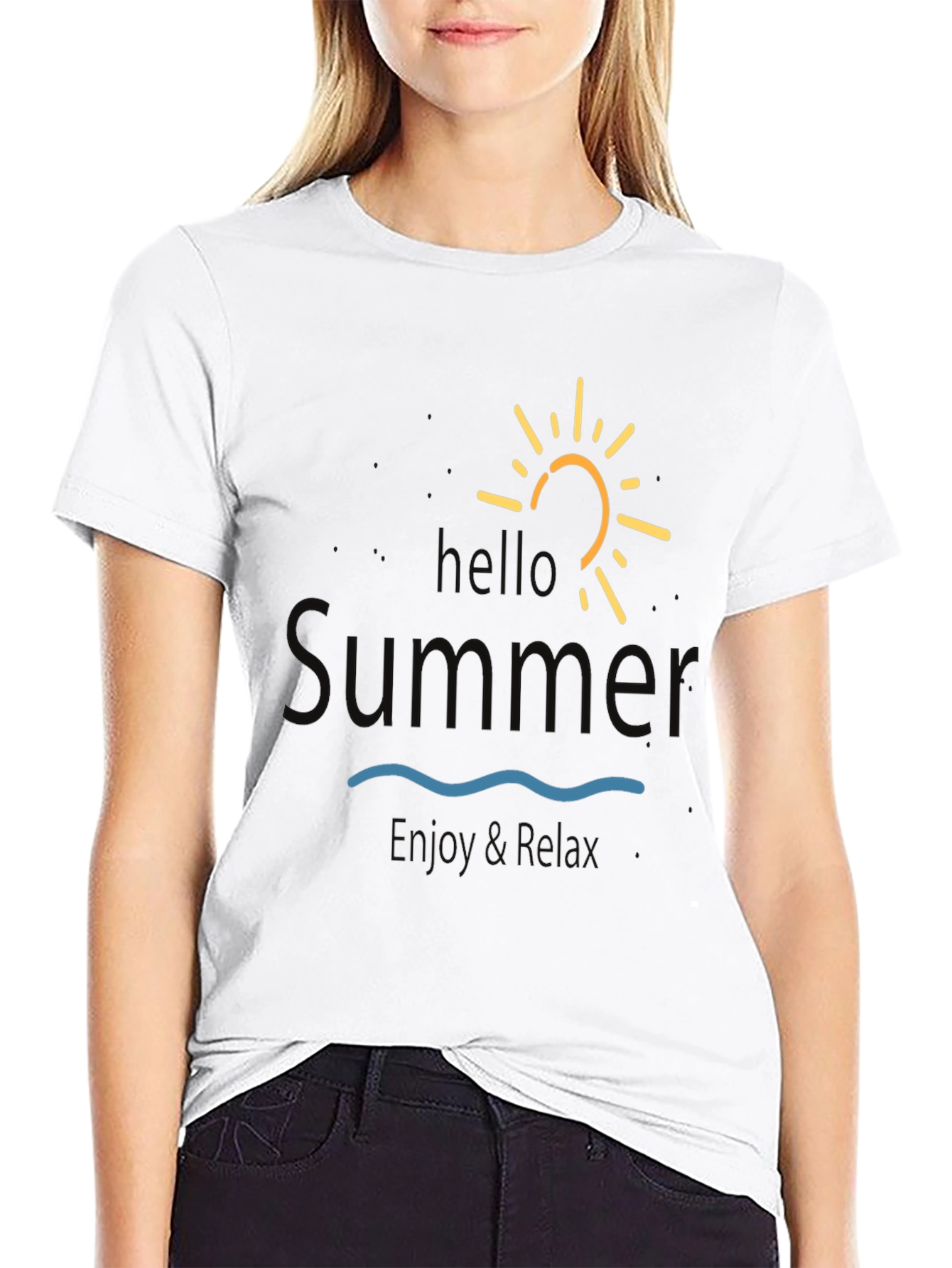 Hello Summer Graphic T-Shirt