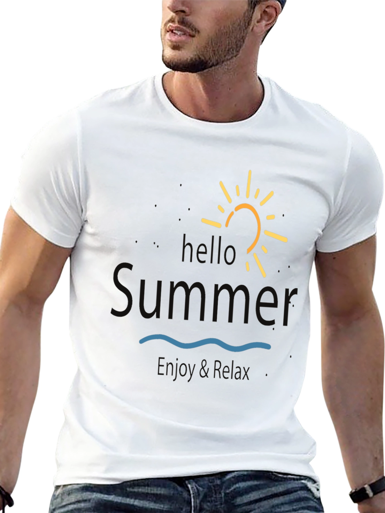 Hello Summer Graphic T-Shirt