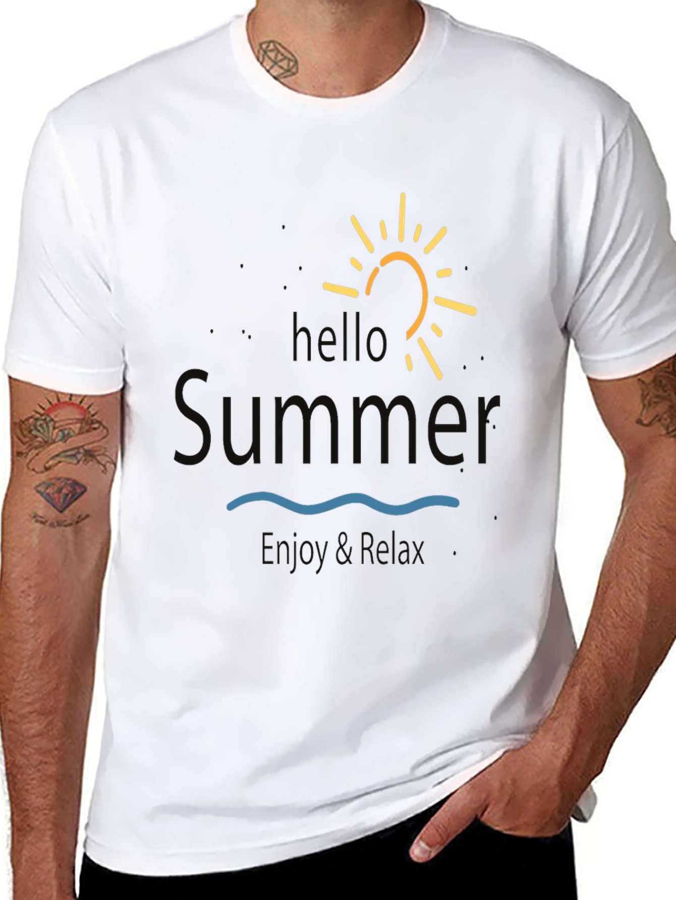 Hello Summer Graphic T-Shirt