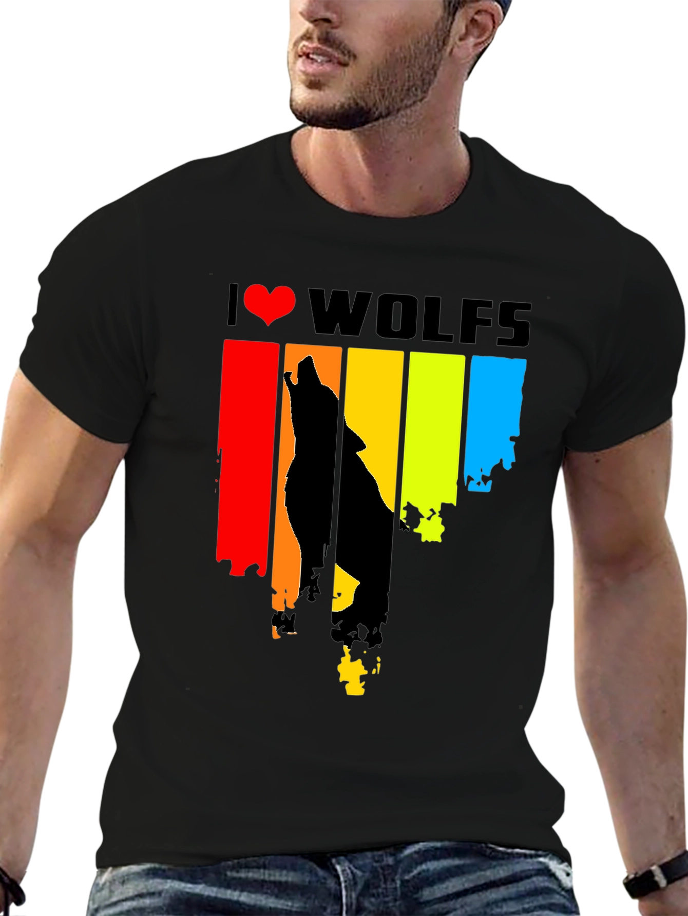 I Heart Wolves Graphic Tee