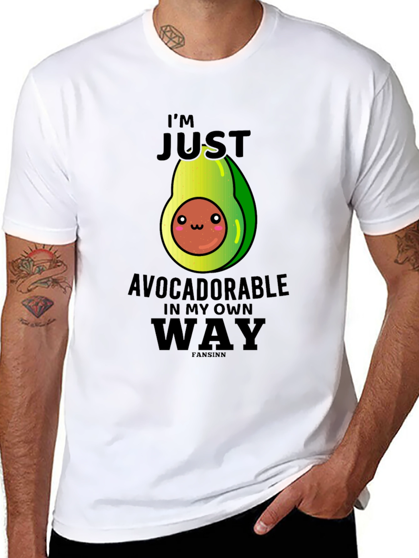 Avocado Pun T-Shirt - Im Avocadorable!