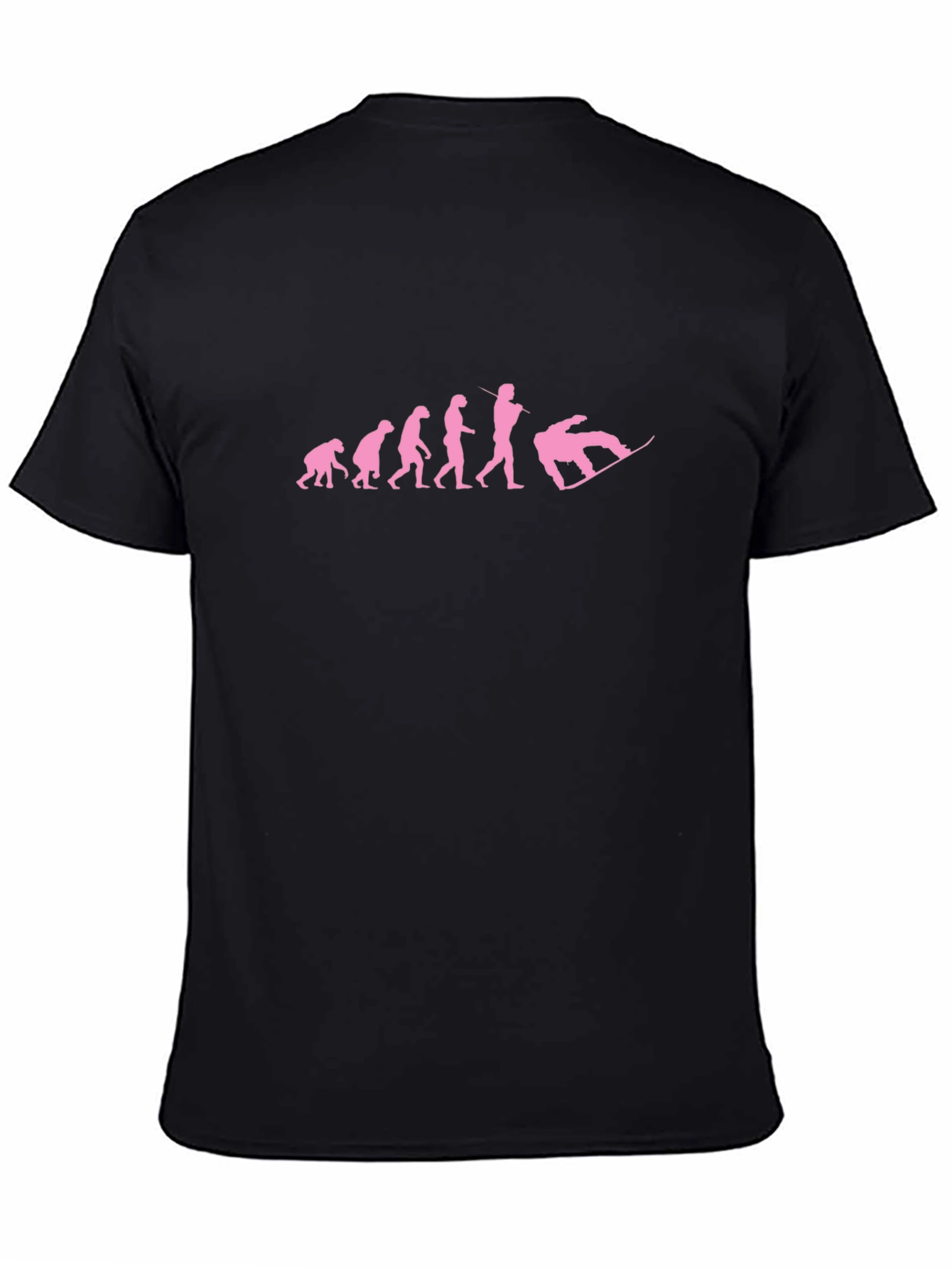 Snowboard Evolution Graphic Tee - Black