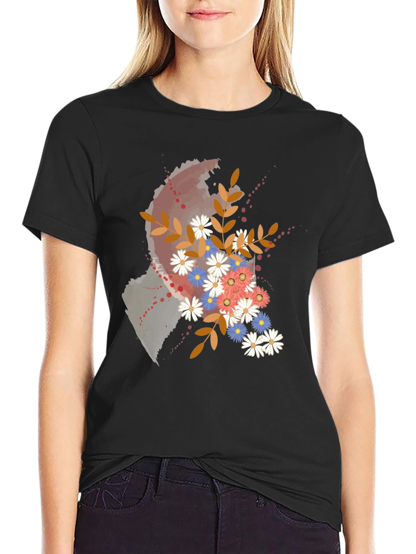 Floral Graphic Print T-Shirt