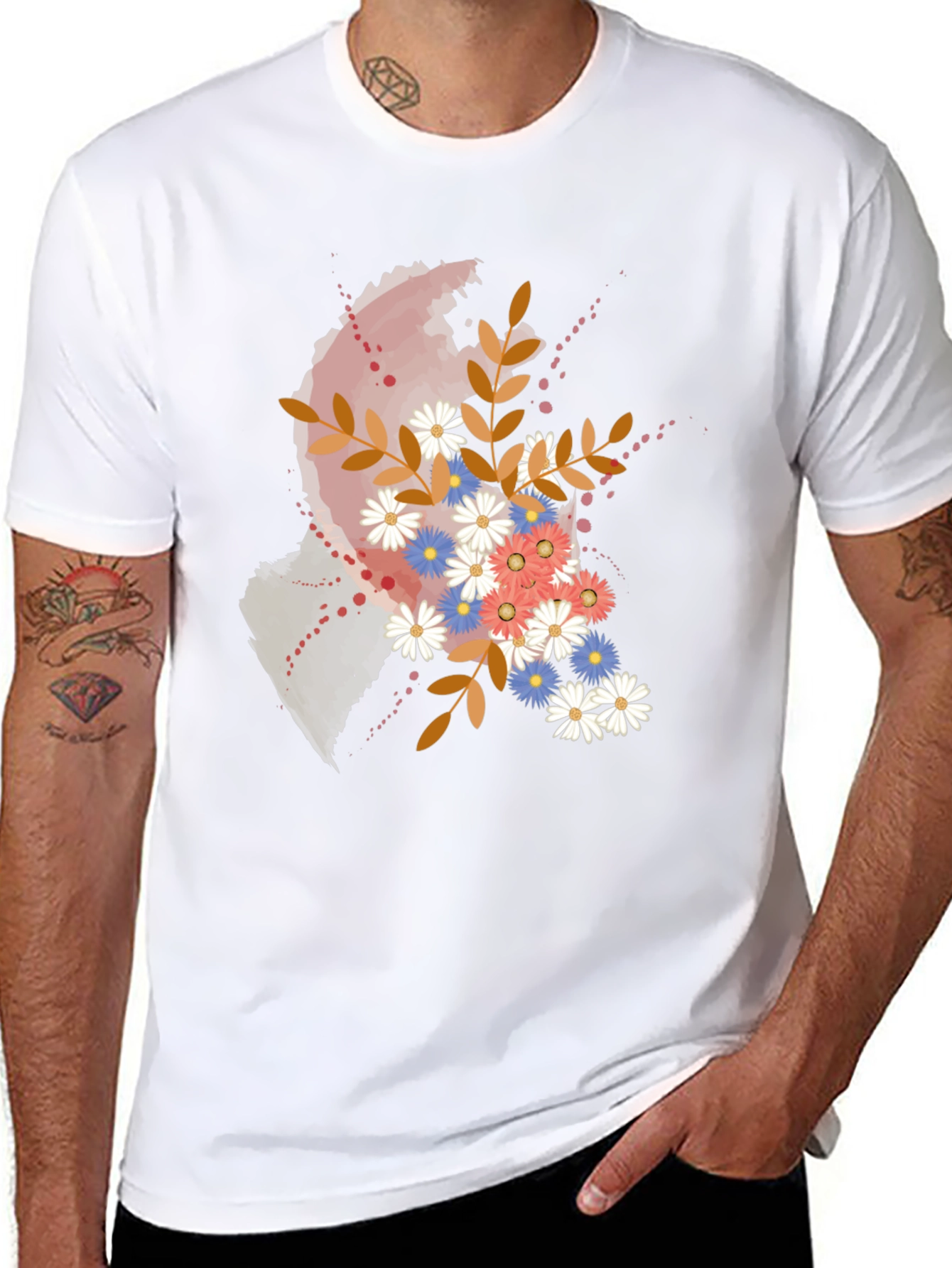 Floral Graphic Print T-Shirt