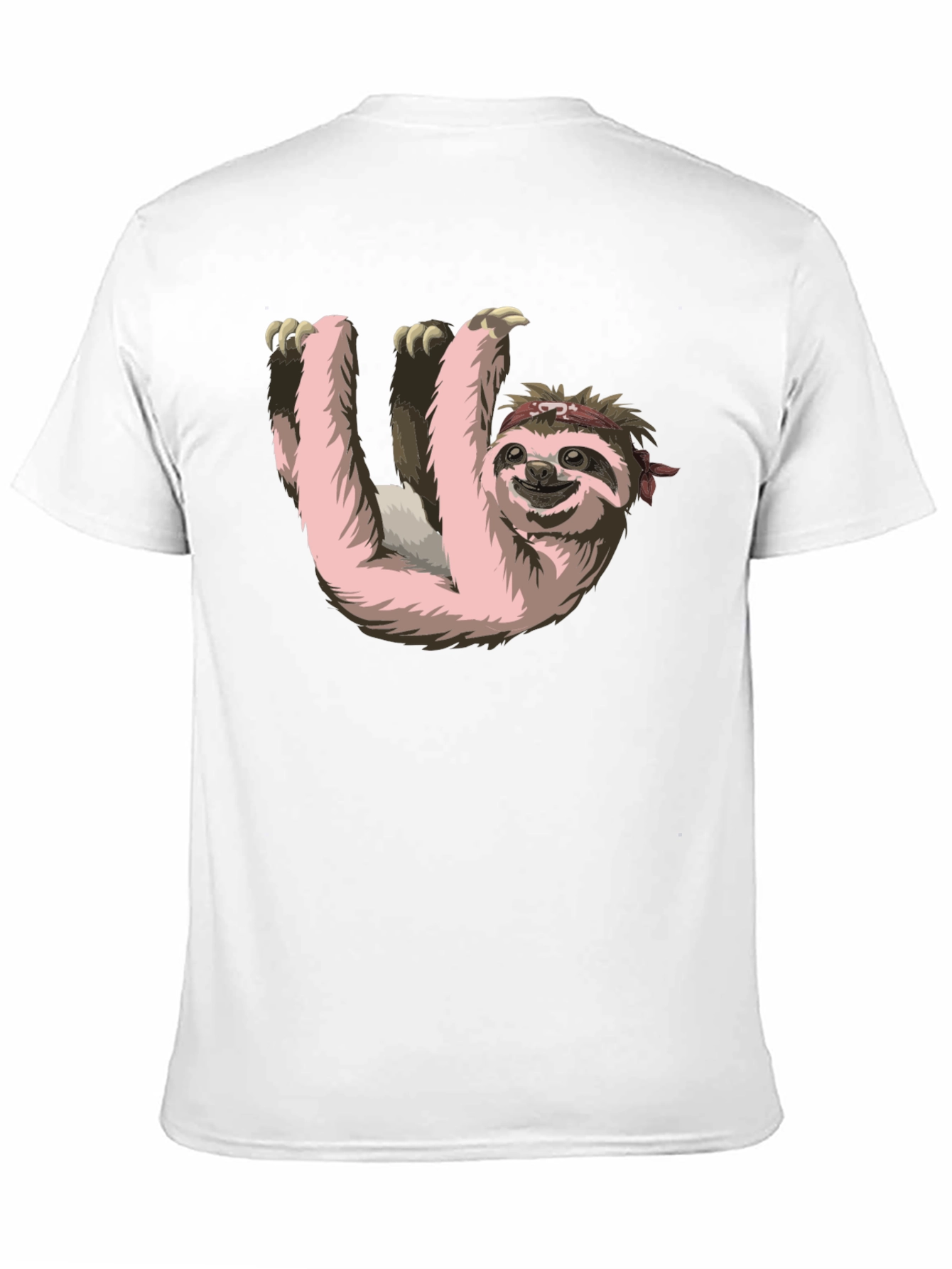 Sloth Ninja T-Shirt - Black Cotton Tee