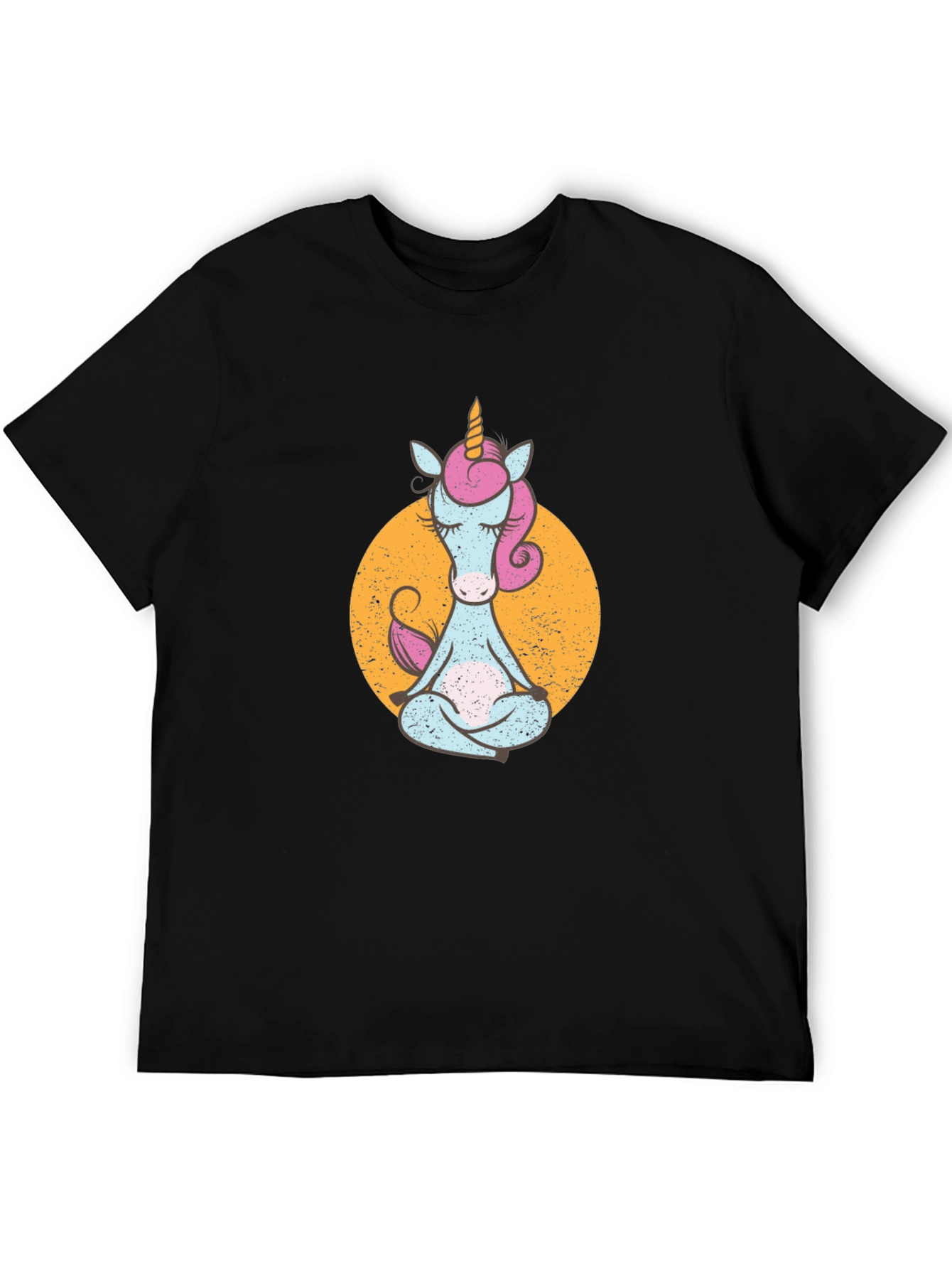 Meditating Unicorn T-Shirt - Relaxed Style
