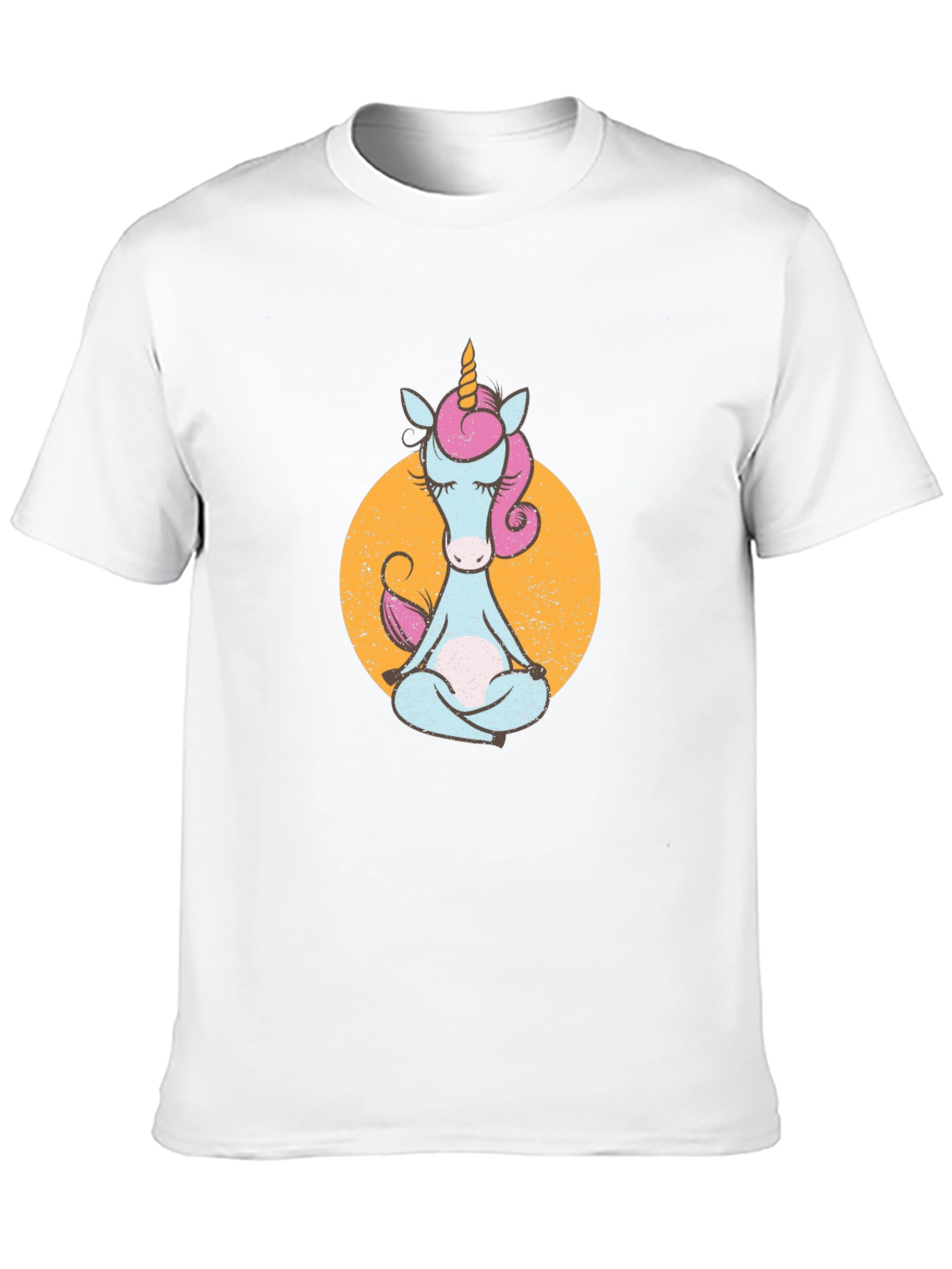 Meditating Unicorn T-Shirt - Relaxed Style