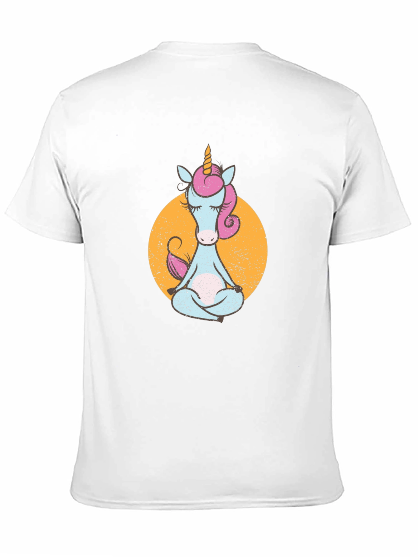 Meditating Unicorn T-Shirt - Relaxed Style