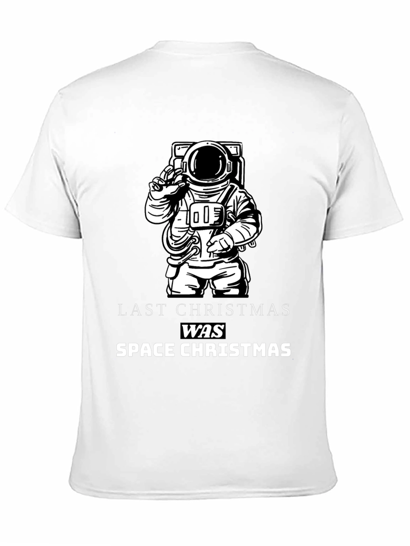 Space Christmas Graphic T-Shirt