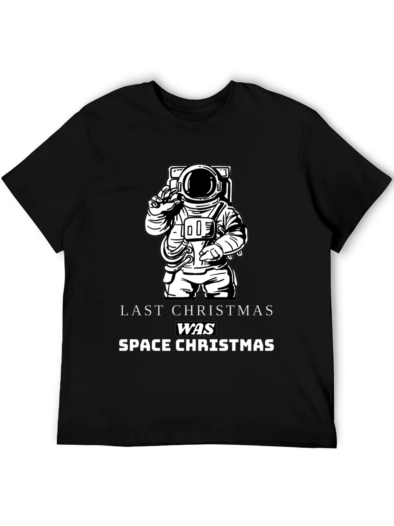 Space Christmas Graphic T-Shirt