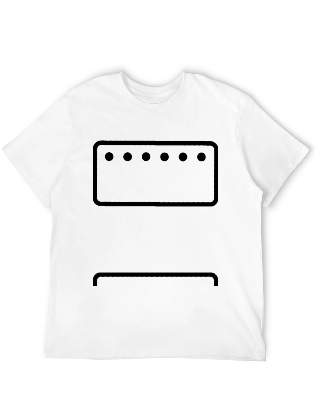 Abstract Face Graphic Tee - Modern Design