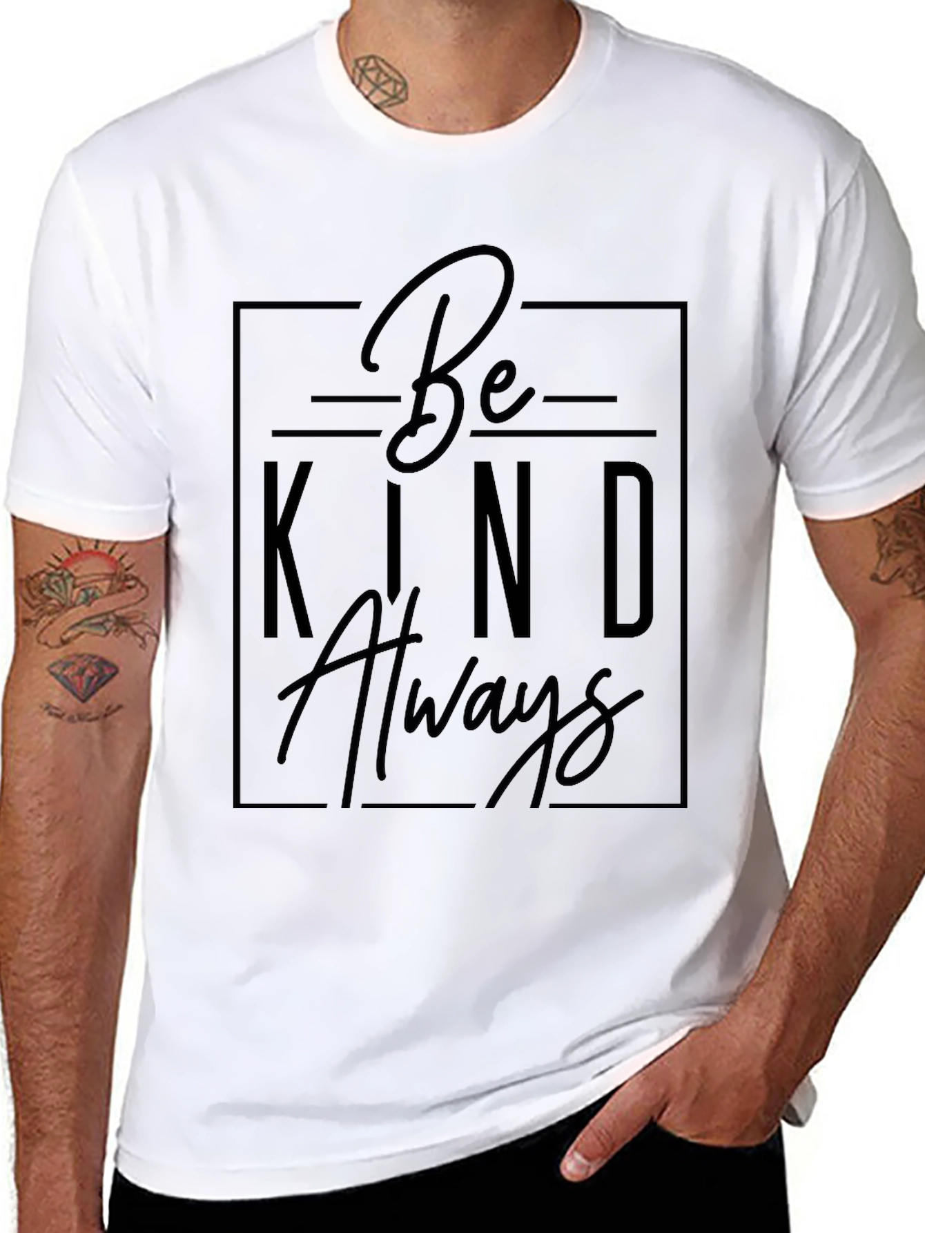 Be Kind Always Black T-Shirt