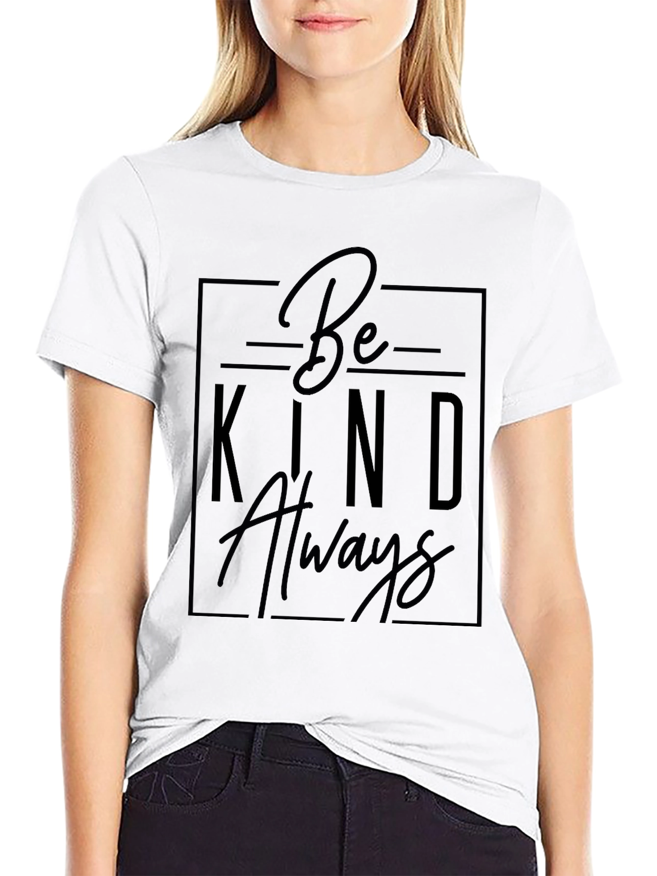 Be Kind Always Black T-Shirt
