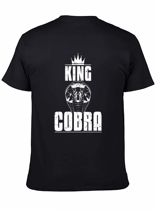 King Cobra Graphic T-Shirt - Mens Black Tee