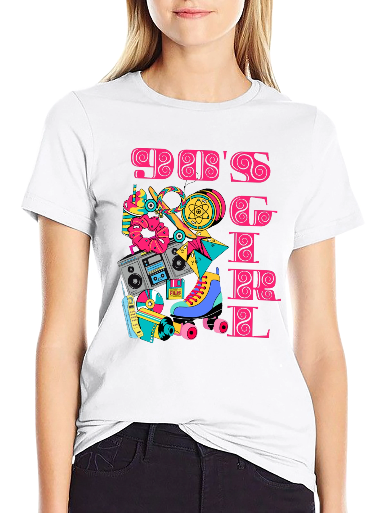 90s Girl Retro Graphic T-Shirt