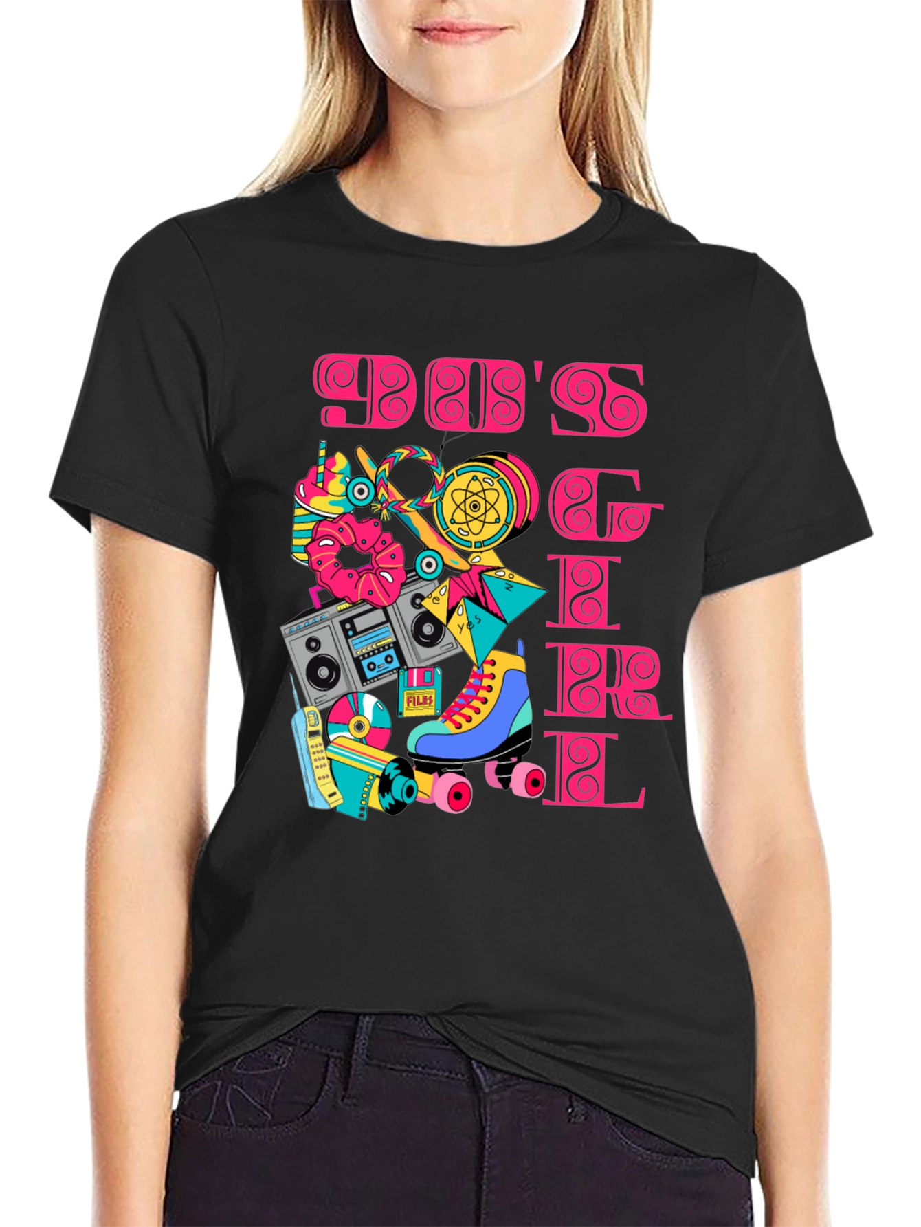 90s Girl Retro Graphic T-Shirt