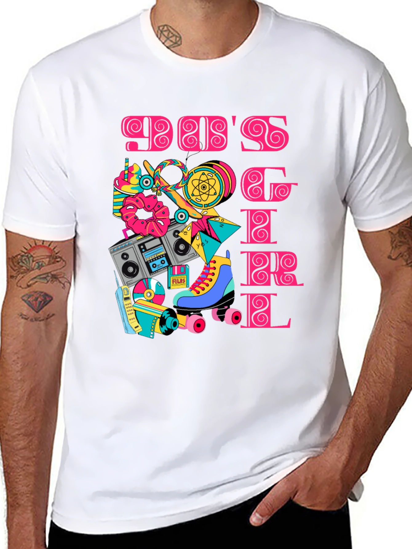 90s Girl Retro Graphic T-Shirt