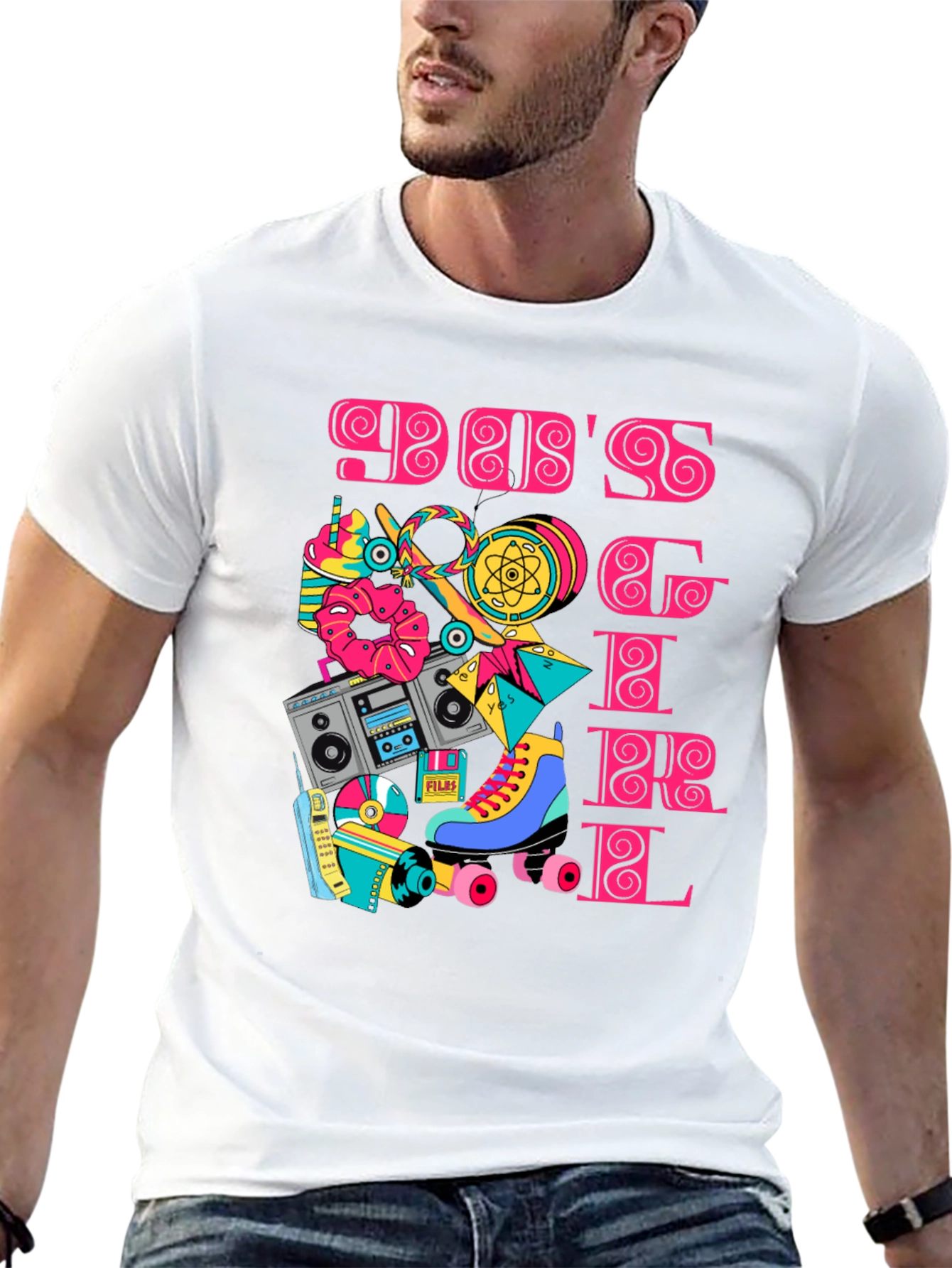 90s Girl Retro Graphic T-Shirt