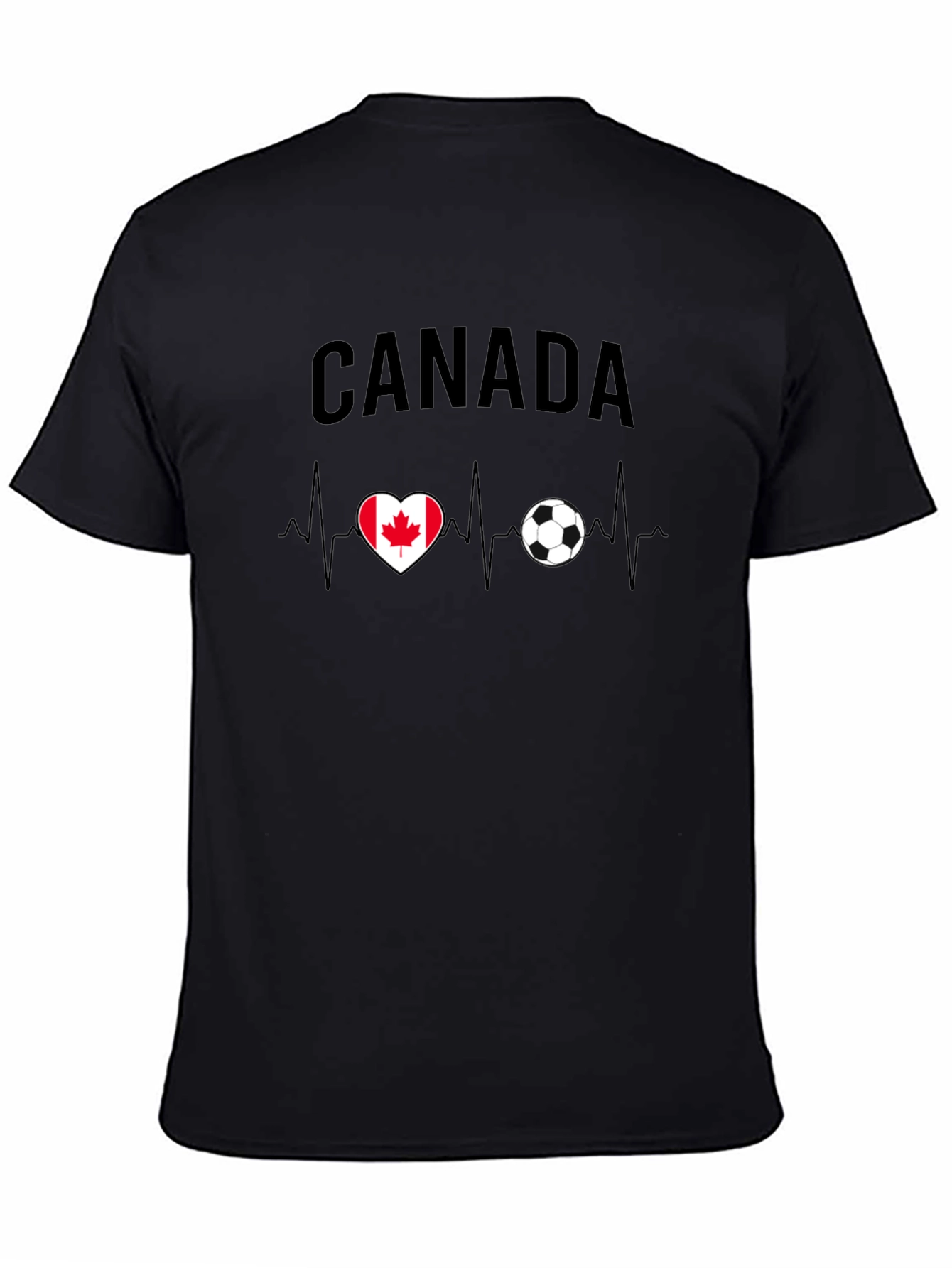 Canada Heartbeat Soccer T-Shirt