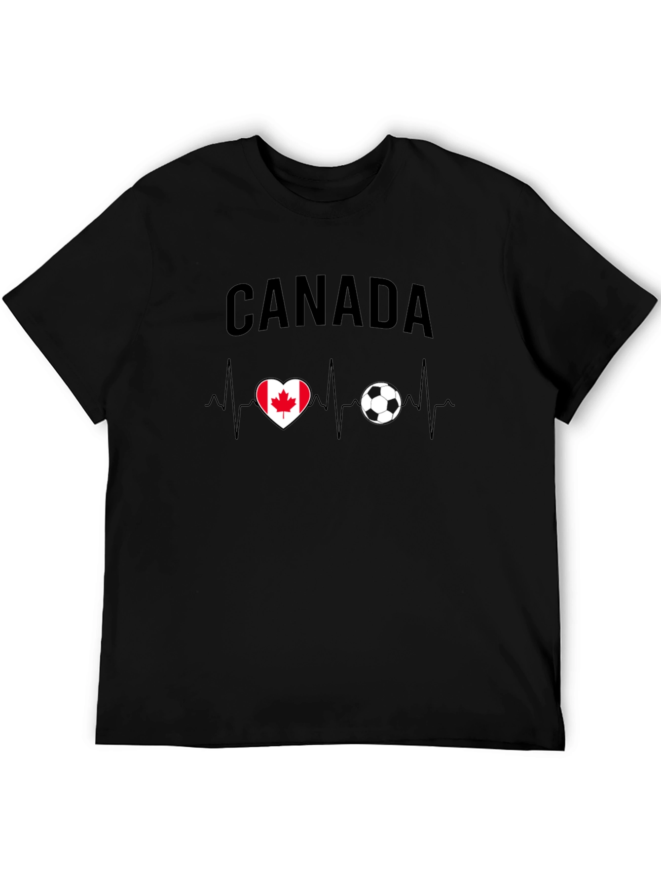 Canada Heartbeat Soccer T-Shirt