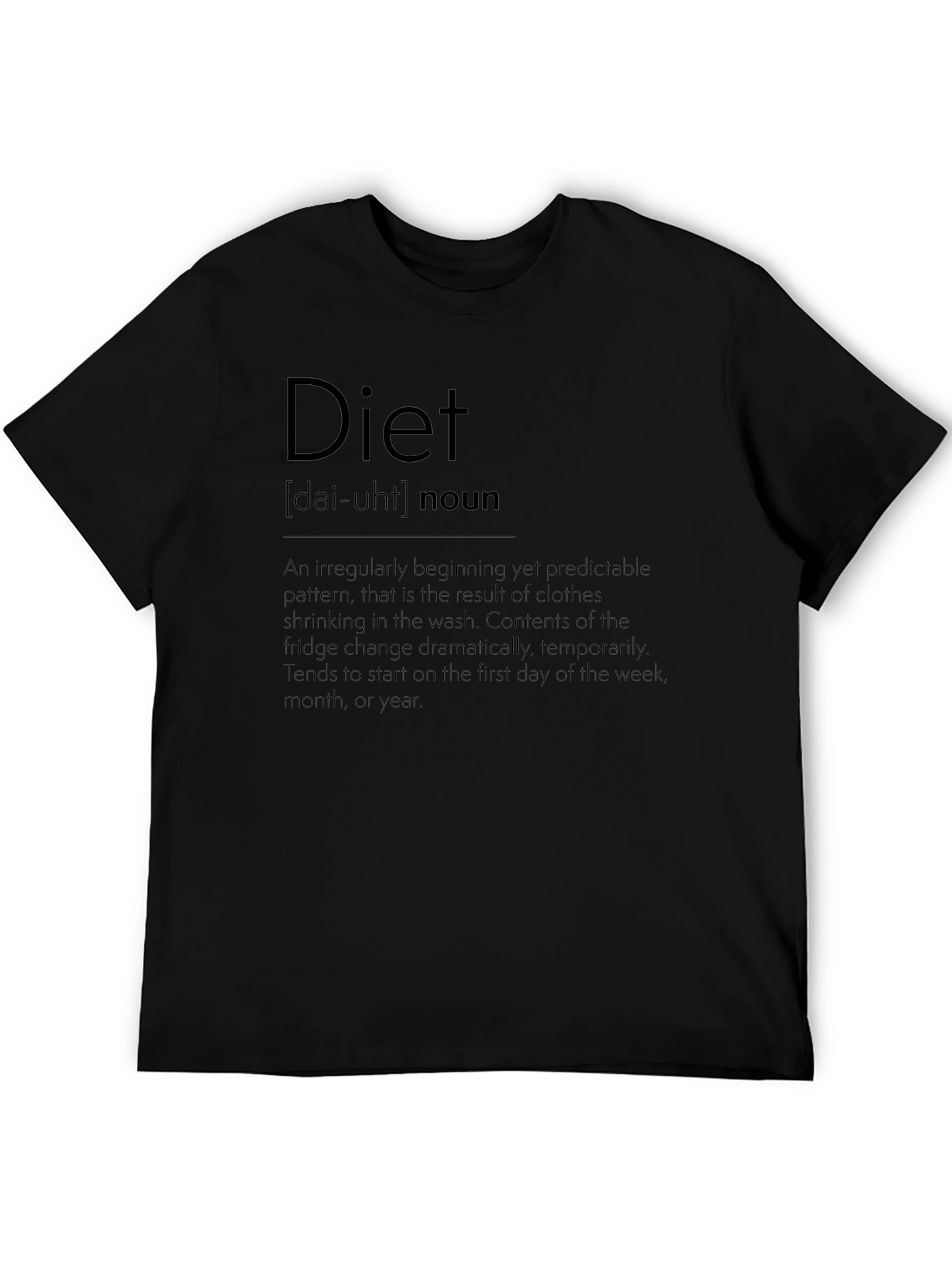Diet Definition Graphic T-Shirt