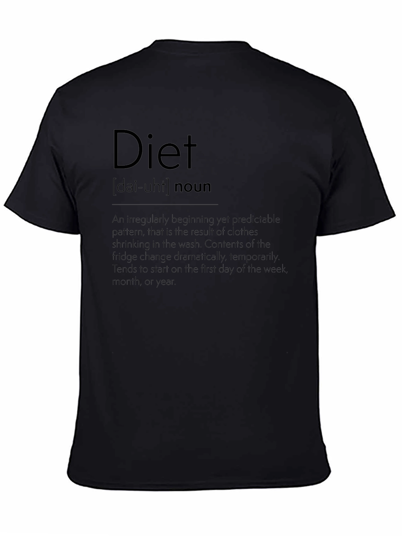 Diet Definition Graphic T-Shirt