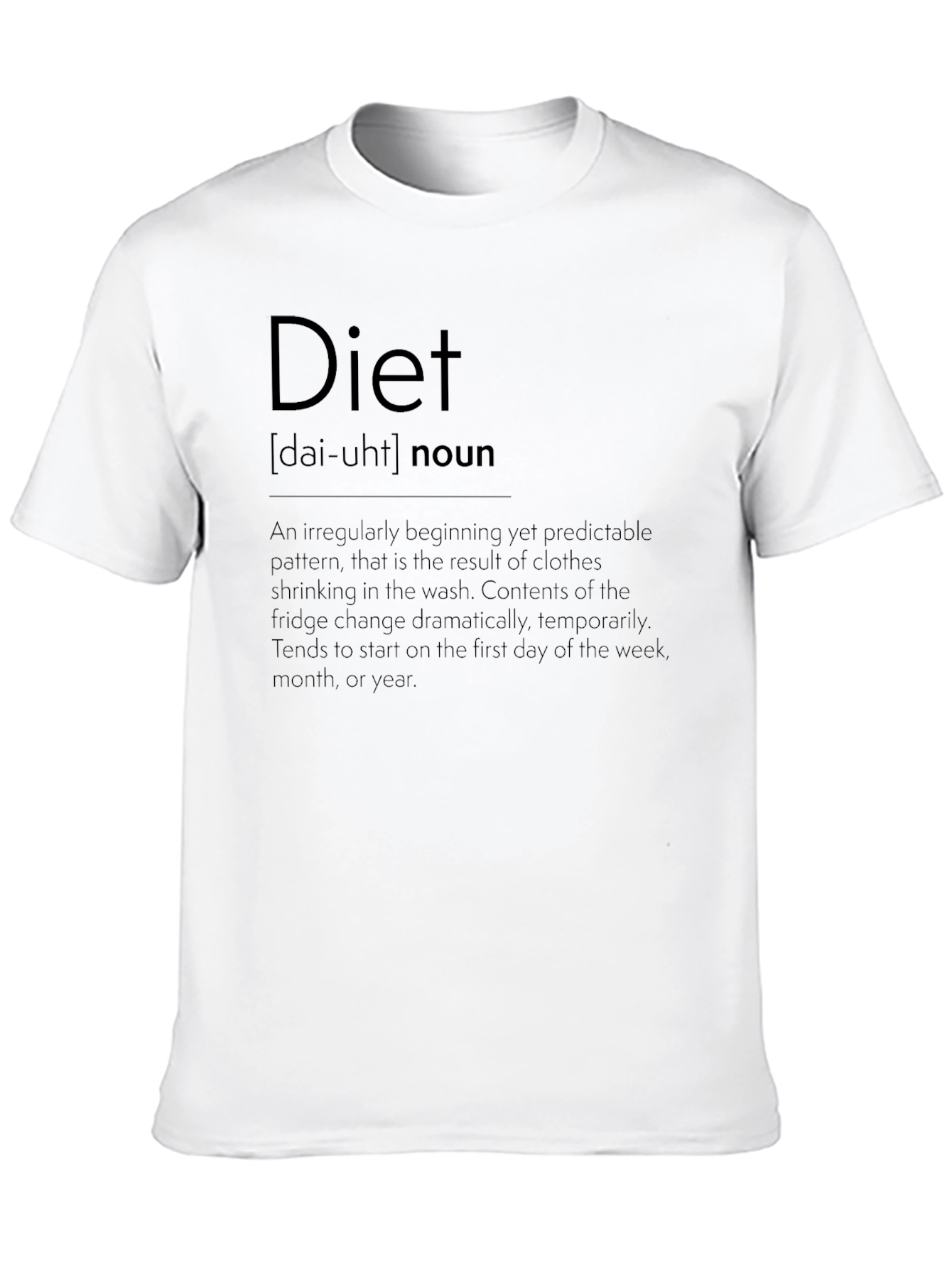 Diet Definition Graphic T-Shirt