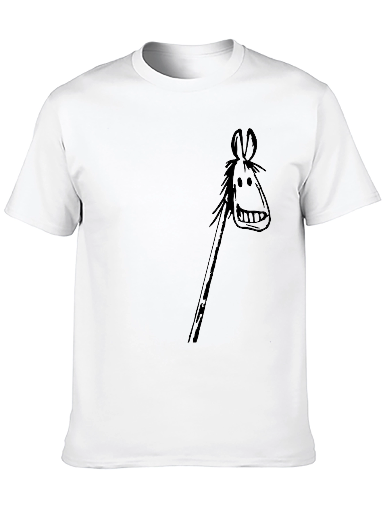 Black Stick Horse Graphic Tee