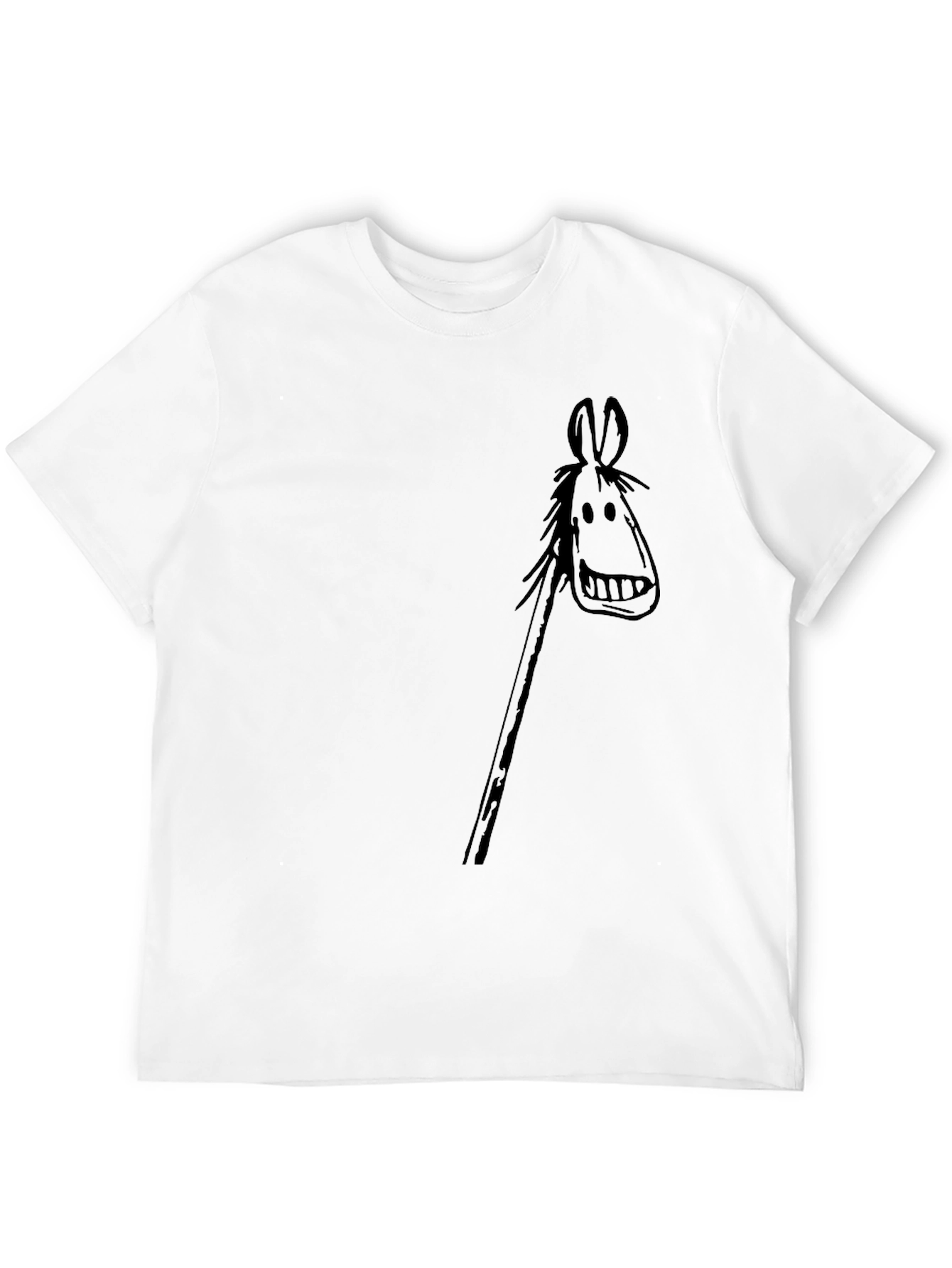 Black Stick Horse Graphic Tee