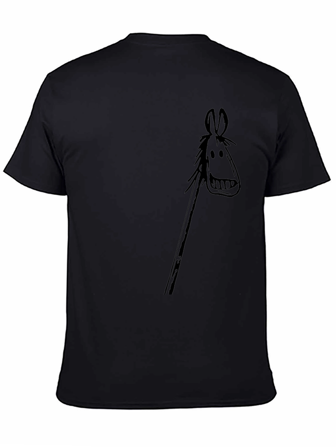 Black Stick Horse Graphic Tee