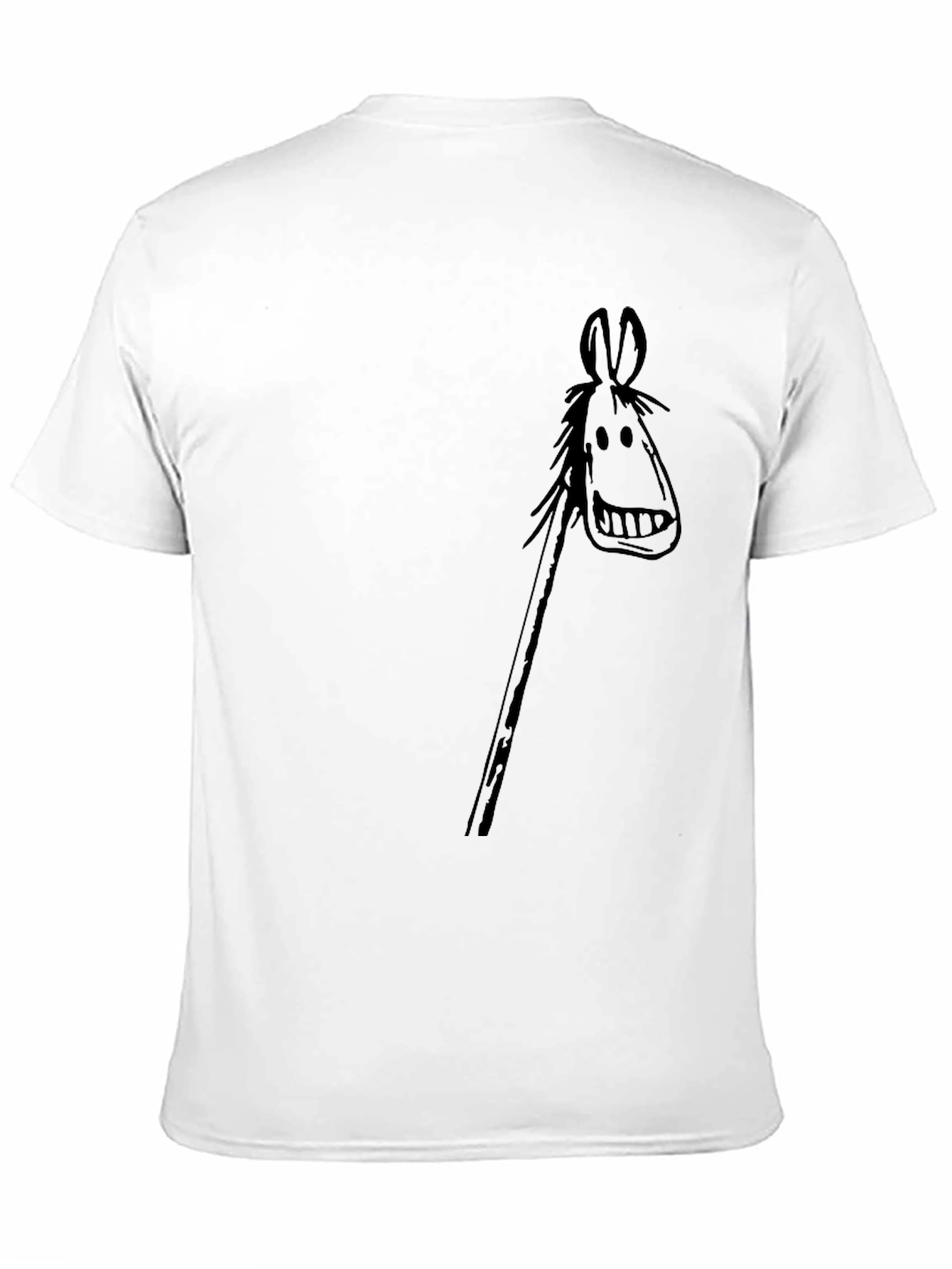 Black Stick Horse Graphic Tee