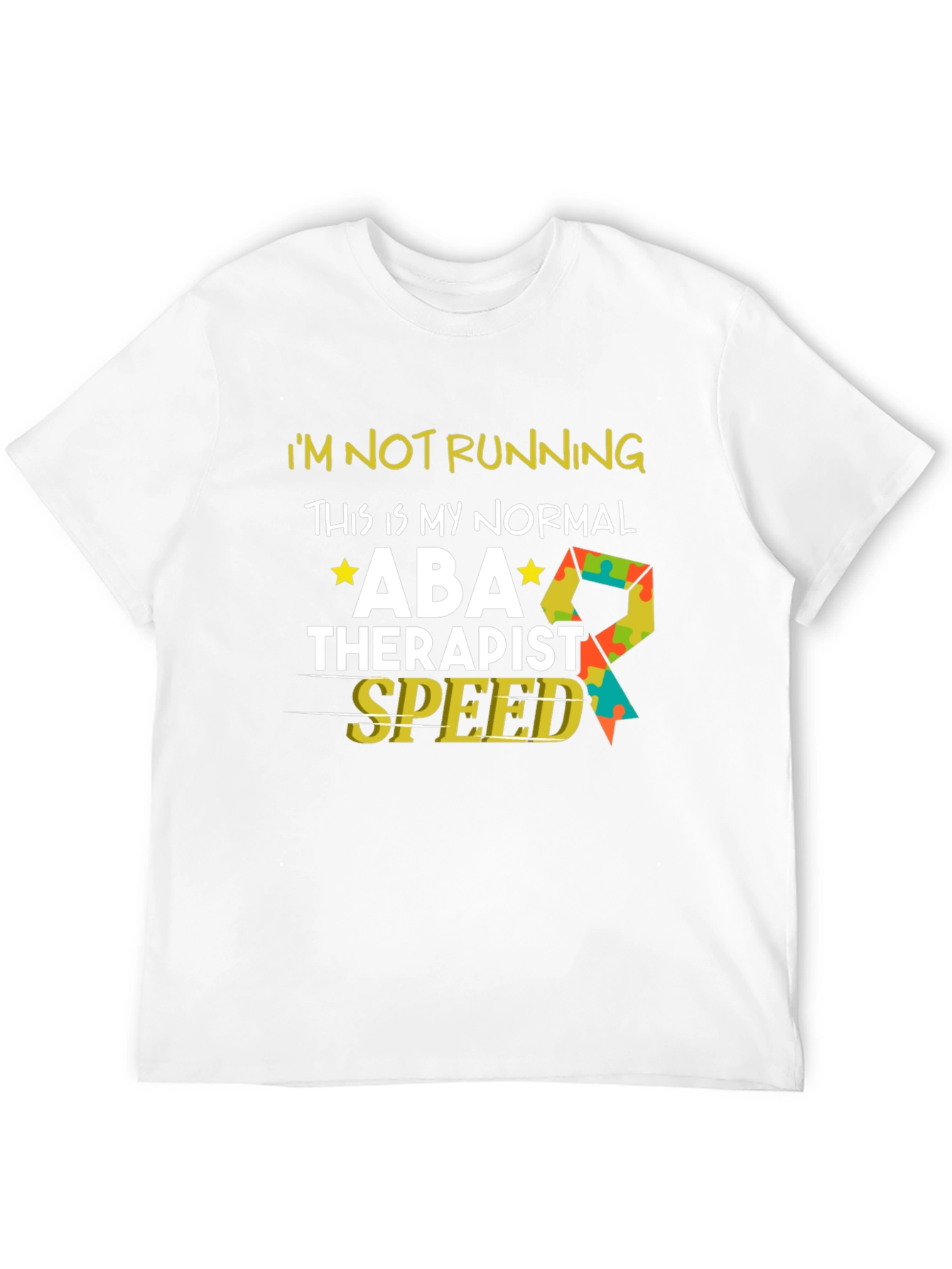 ABA Therapist Speed Black T-Shirt