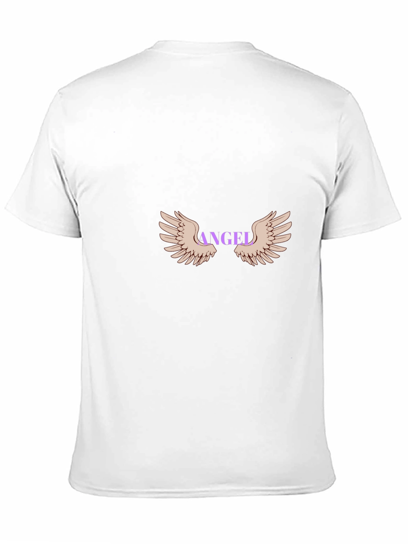 Angel Wings Graphic Black Tee