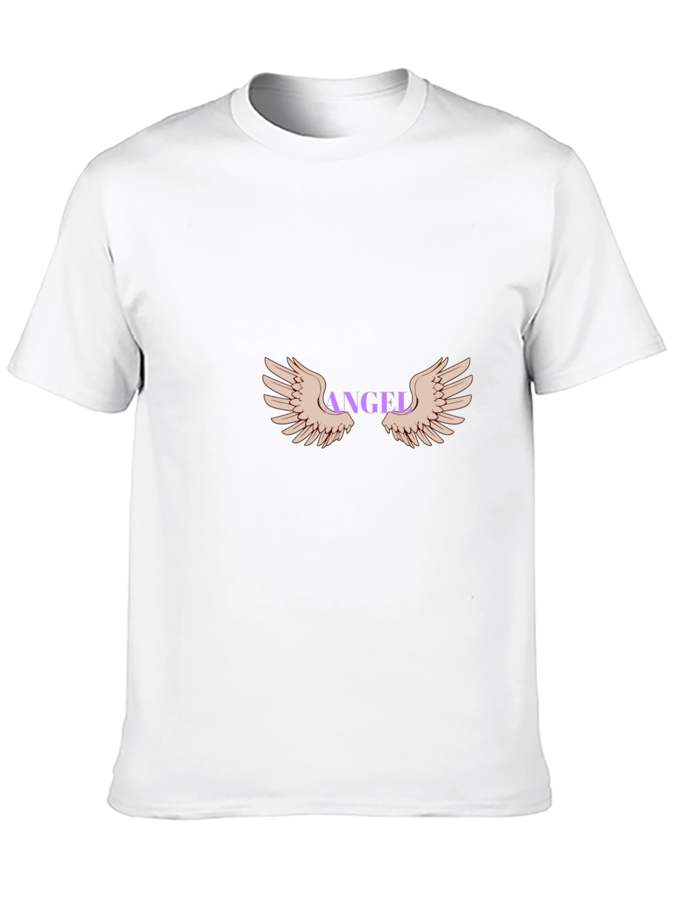 Angel Wings Graphic Black Tee