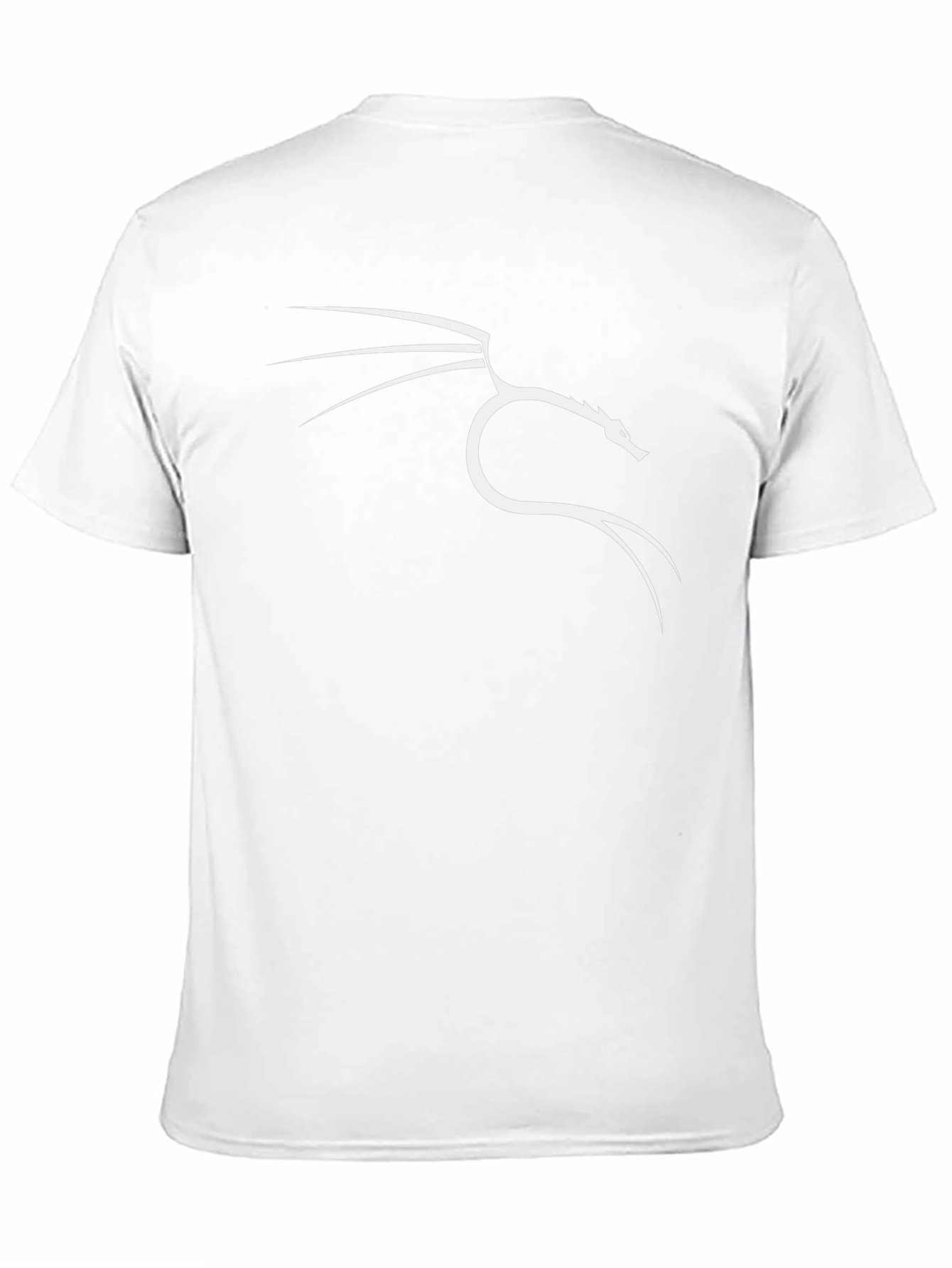 Black T-Shirt with Kali Linux Dragon Logo