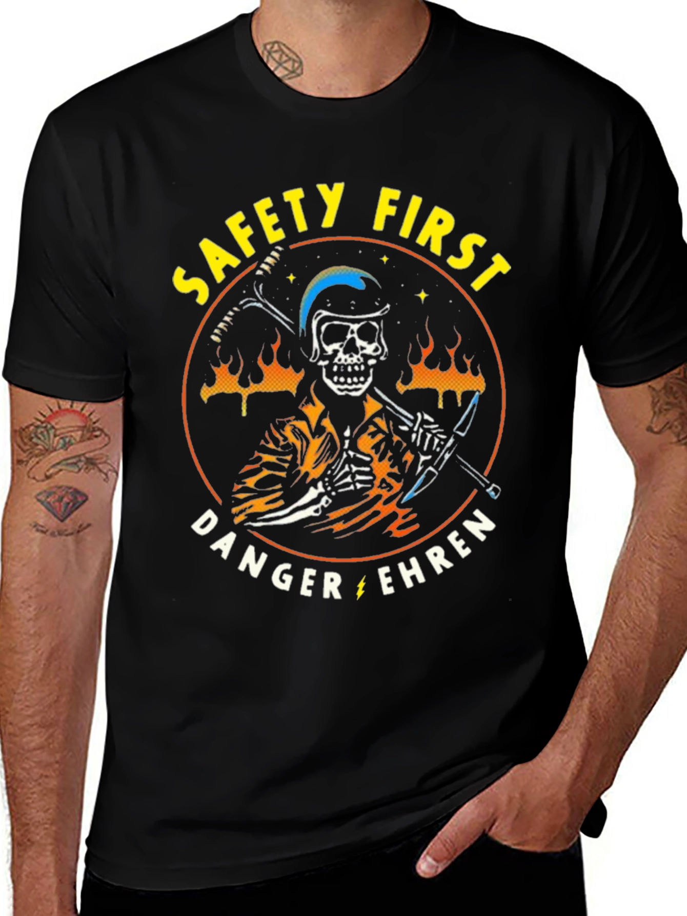 Safety First Skeleton T-Shirt